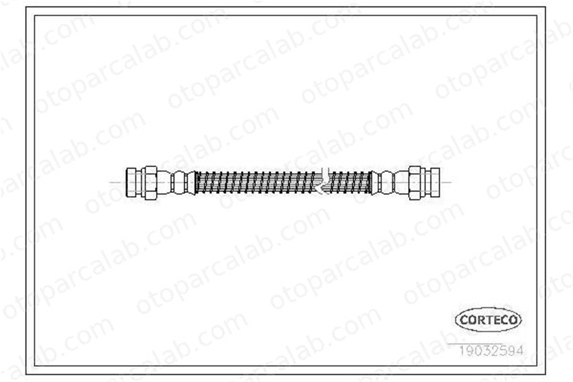 CAVO C900 522A Fren Hortumu Arka Sol HYUNDAI ATOS 5873702000 5873702001