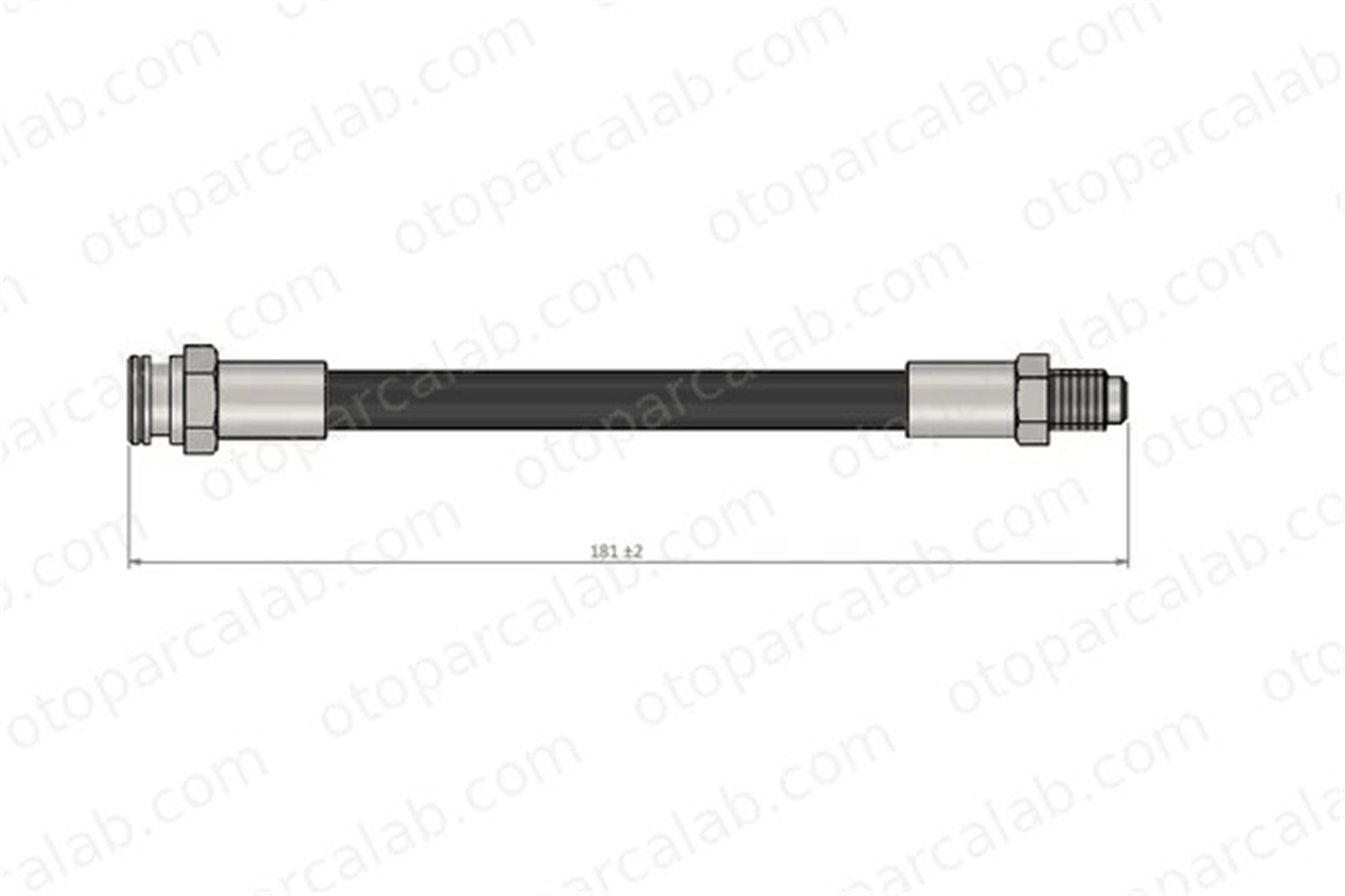 CAVO C900 587A Fren Hortumu Arka Sağ veya Sol FIAT DUCATO Panelvan/Van CITROËN JUMPER Panelvan/Van 46786435 71736690