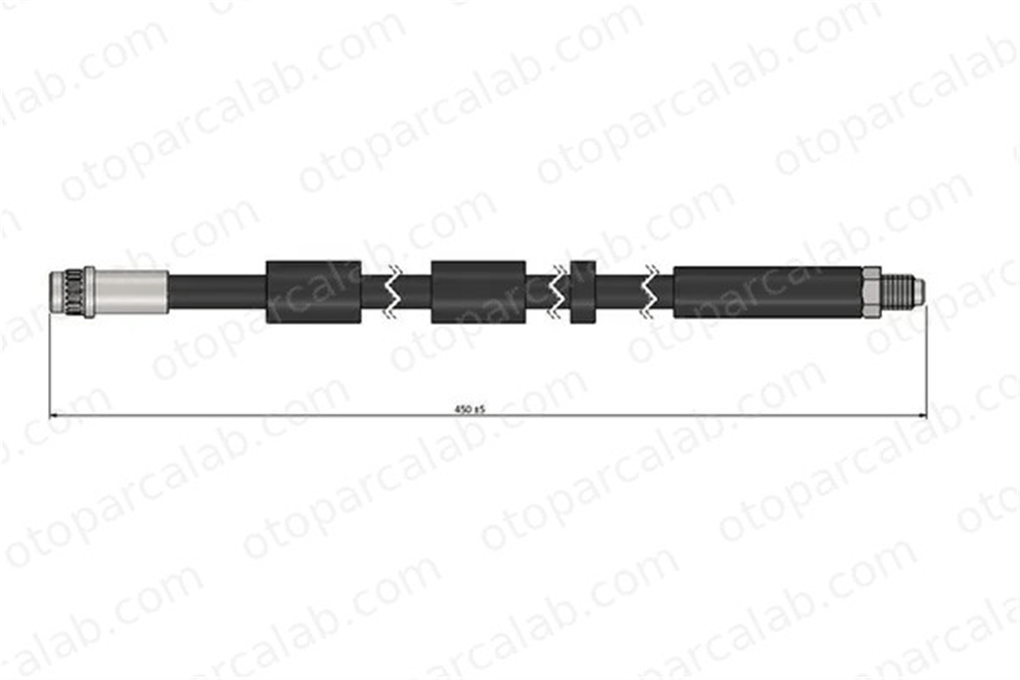 CAVO C900 591A Fren Hortumu Ön Sağ veya Sol CITROËN BERLINGO Kasa/büyük limuzin BERLINGO MULTISPACE 4806G4