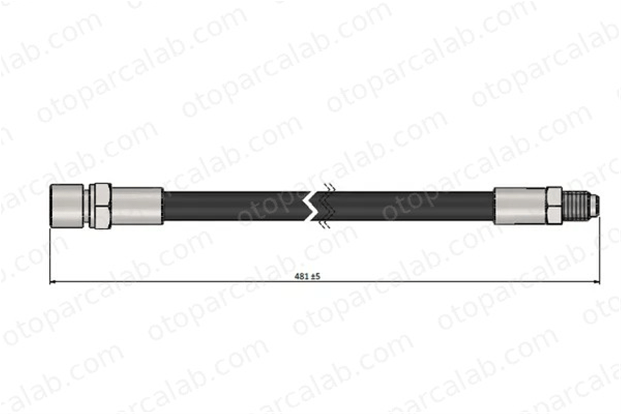 CAVO C900 670A Fren Hortumu Arka Sağ veya Sol MERCEDES-BENZ G-SERISI G-SERISI Cabrio A4604285135 4604285135