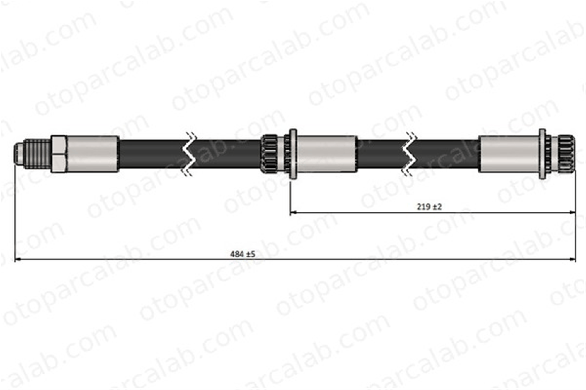 CAVO C900 695A Fren Hortumu Arka Sağ veya Sol SMART FORFOUR MITSUBISHI COLT VI 4544201926 MR955329