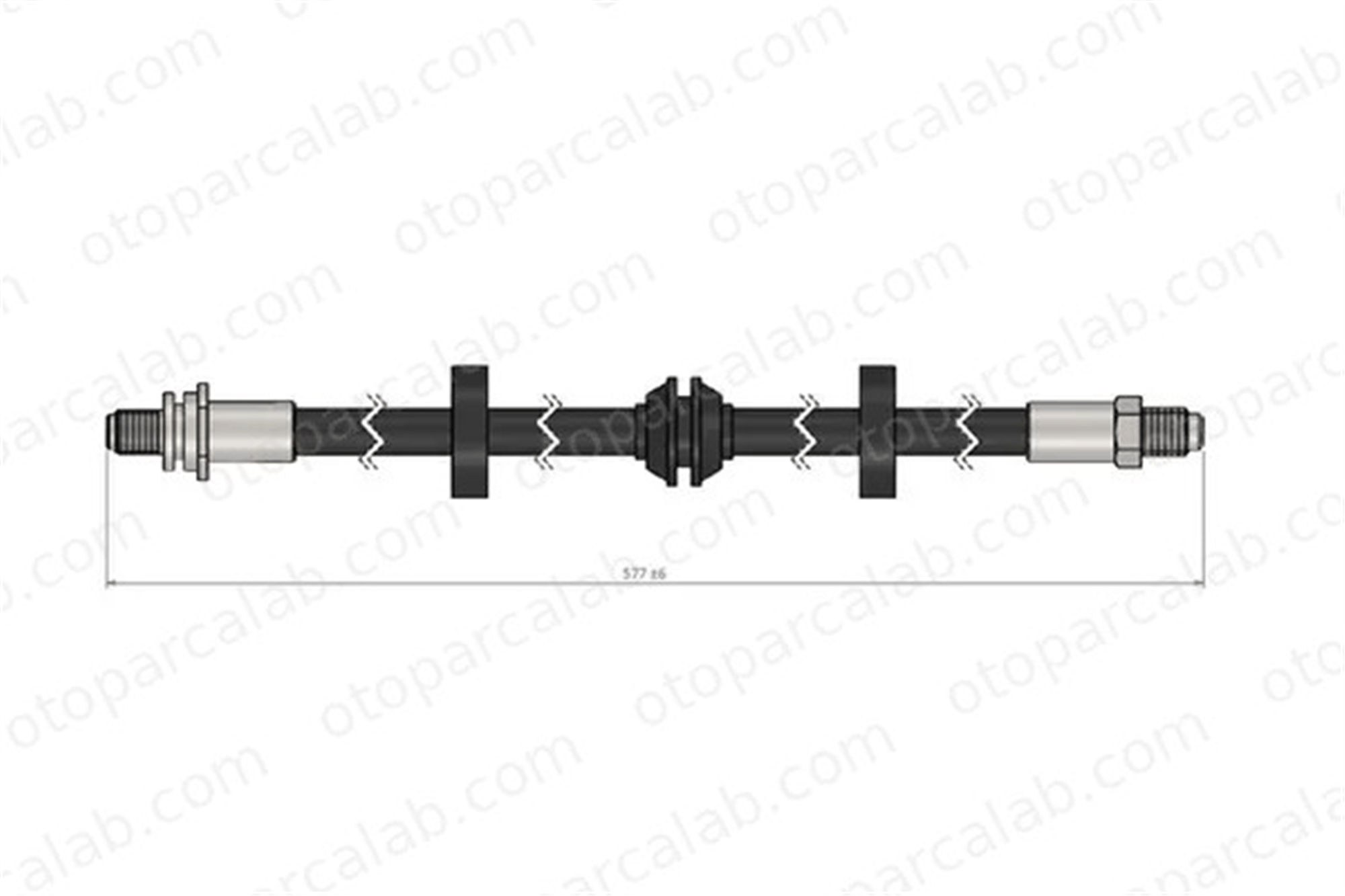 CAVO C900 731A Fren Hortumu Arka Sağ veya Sol FORD MONDEO I MONDEO I Sedan 1071939 97BG2282BB