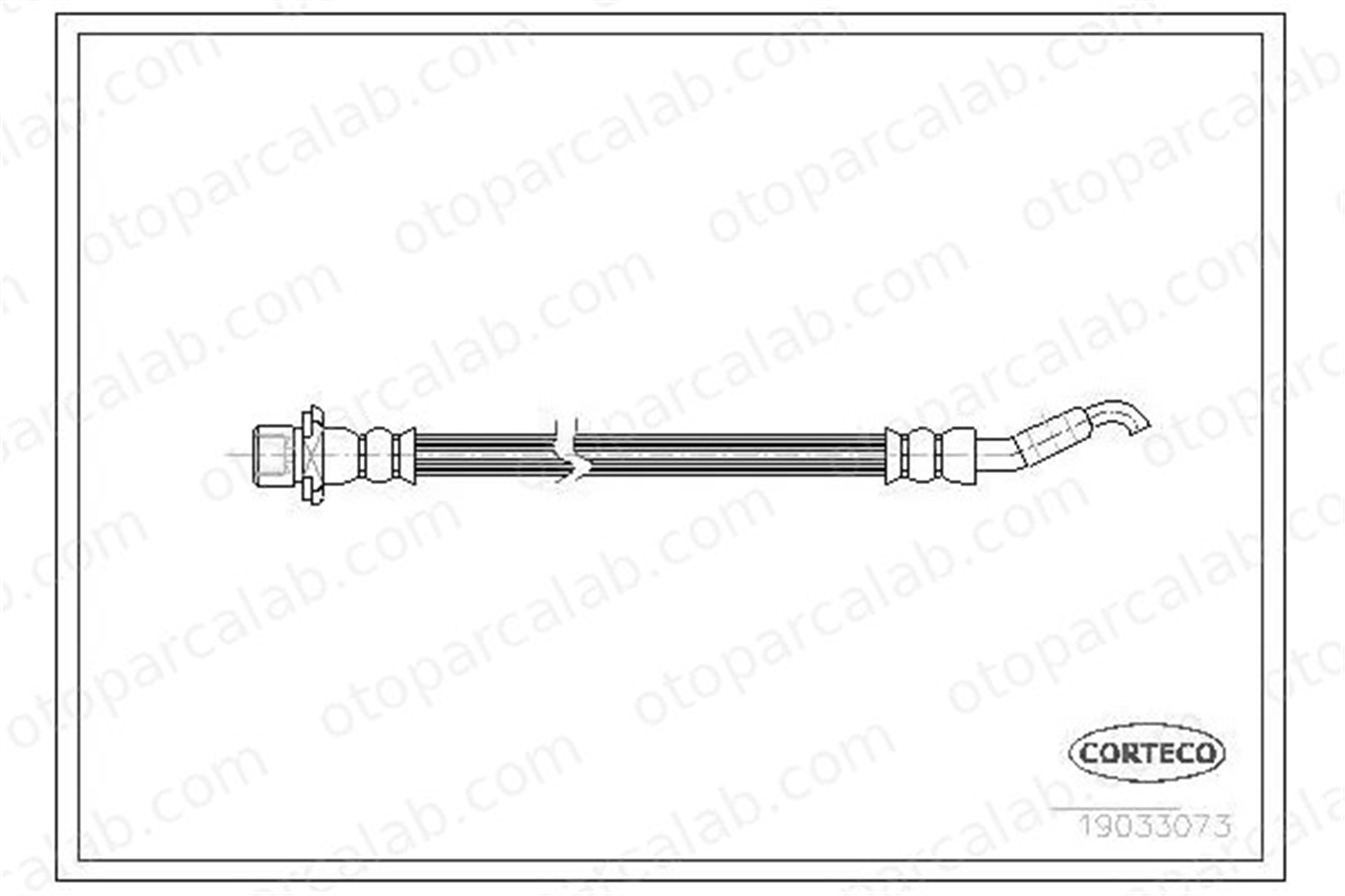 CAVO C901 188A Fren Hortumu Arka Sağ veya Sol TOYOTA CELICA Coupe 9094702A37