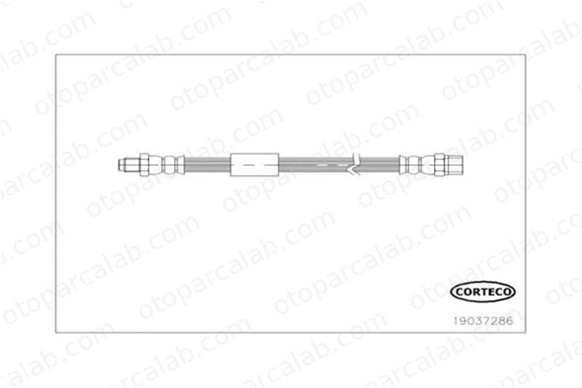 CAVO C901 720A Fren Hortumu Arka Sağ veya Sol BMW 7 34326789263