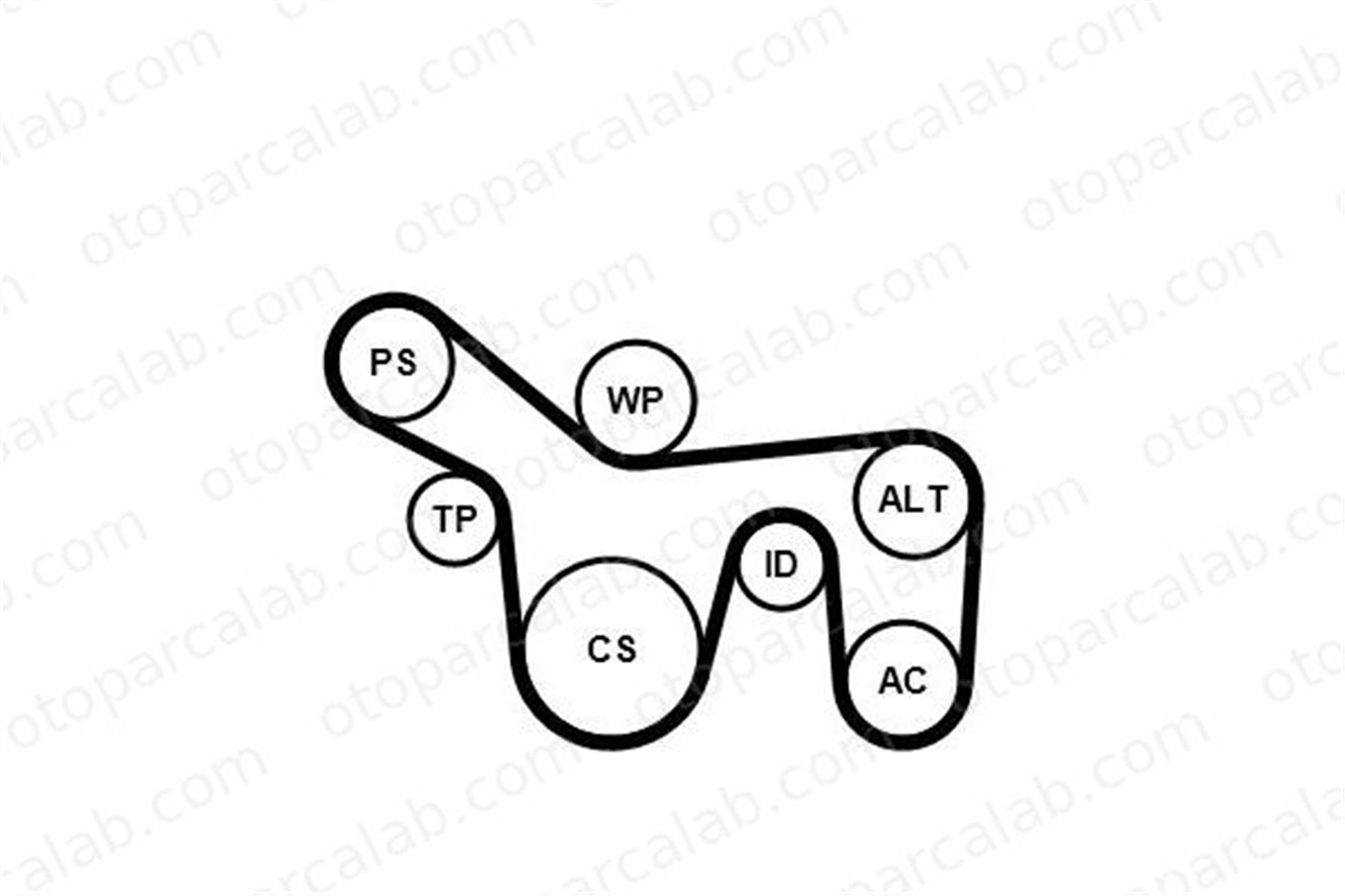 CONTINENTAL 6PK1715WP1 Vantilatör Kayış Seti FORD FOCUS I FOCUS I Sedan 1S4Q6A228AF 1069359