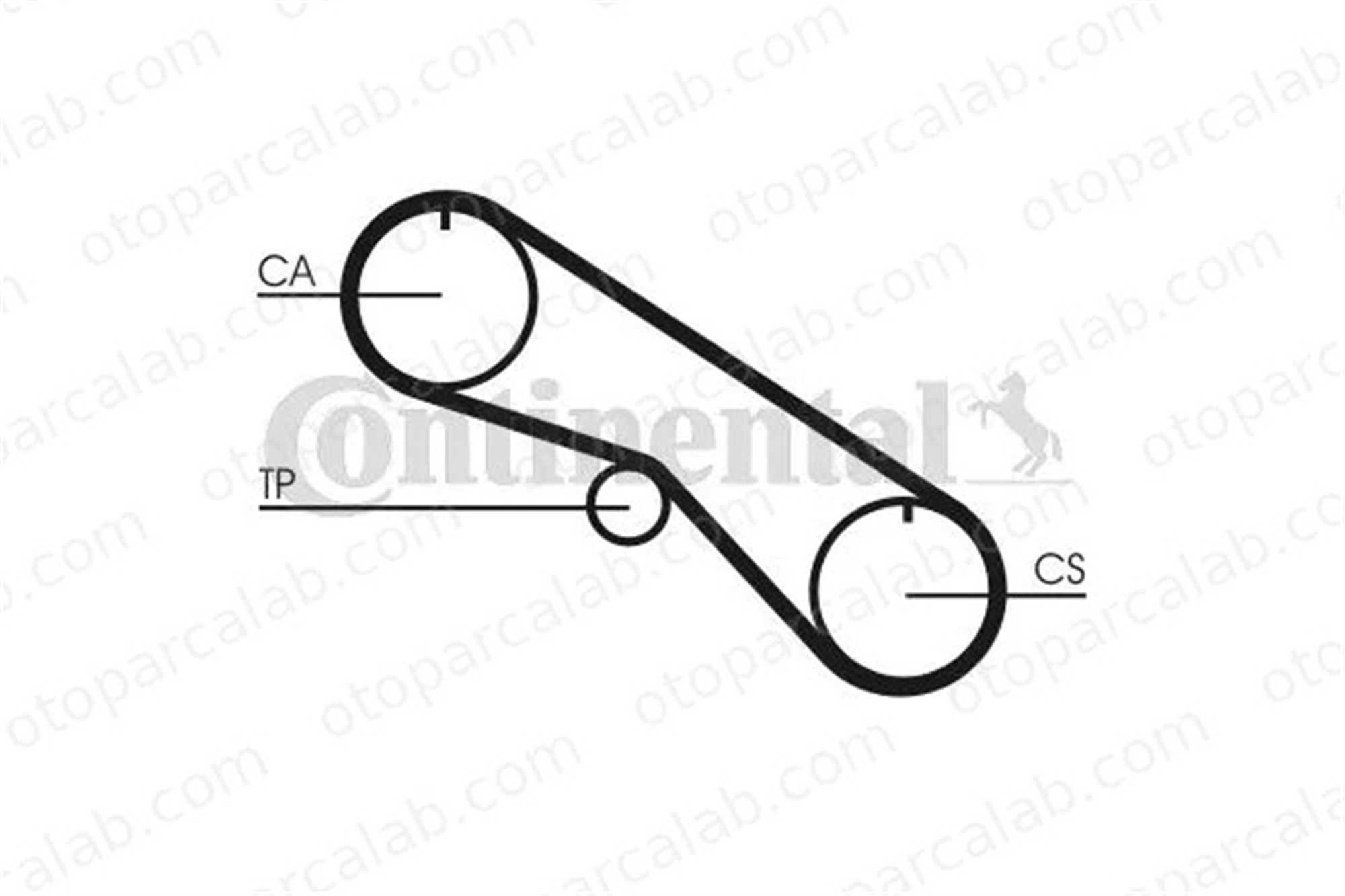 CONTINENTAL CT1082 Triger Kayışı HONDA CIVIC VII Coupe CIVIC VII Hatchback 14400PLM004 14400PLM014
