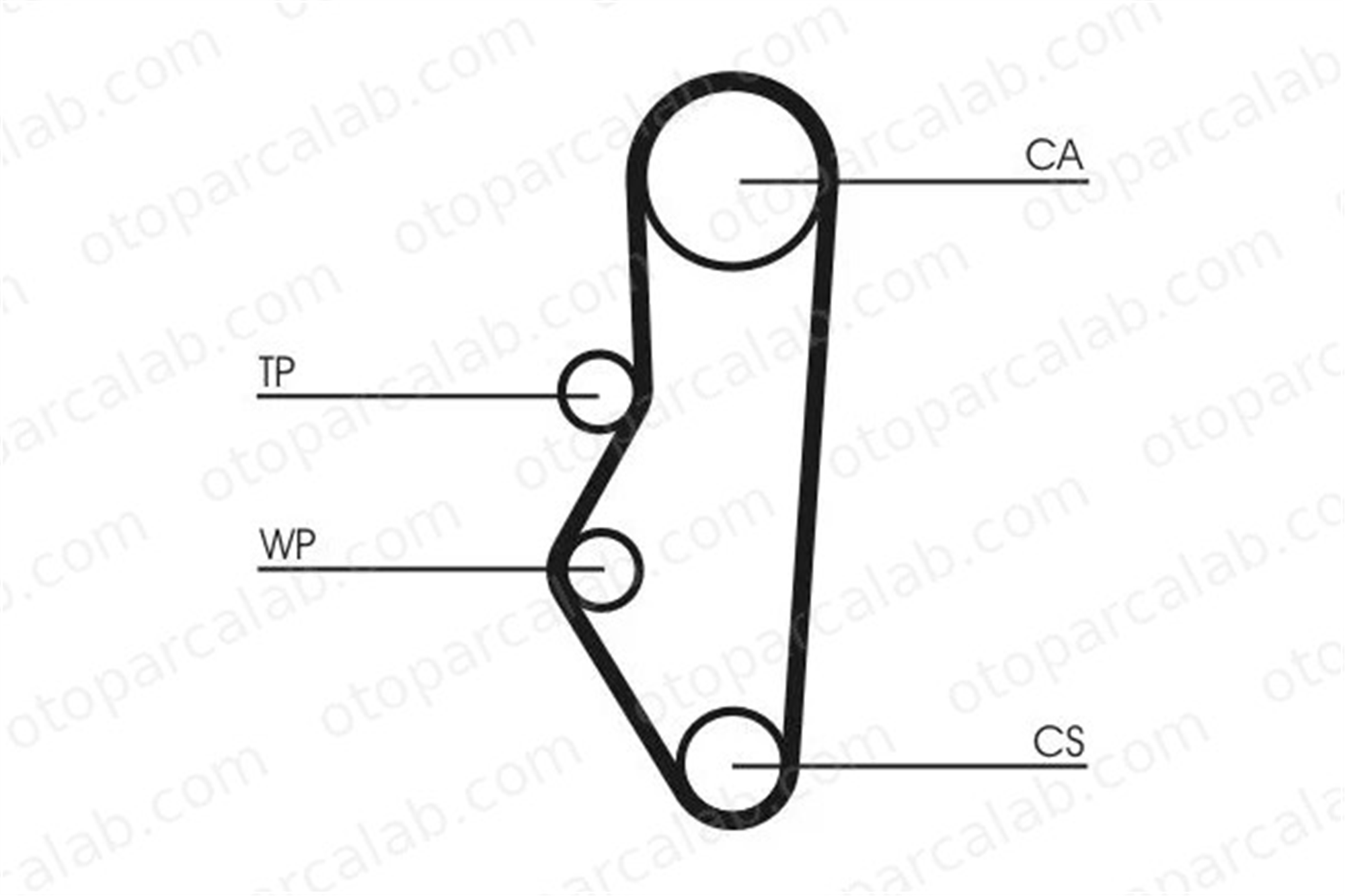 CONTINENTAL CT525K1 Triger Kayış Seti CITROËN BX BX Break 83105 0831.05