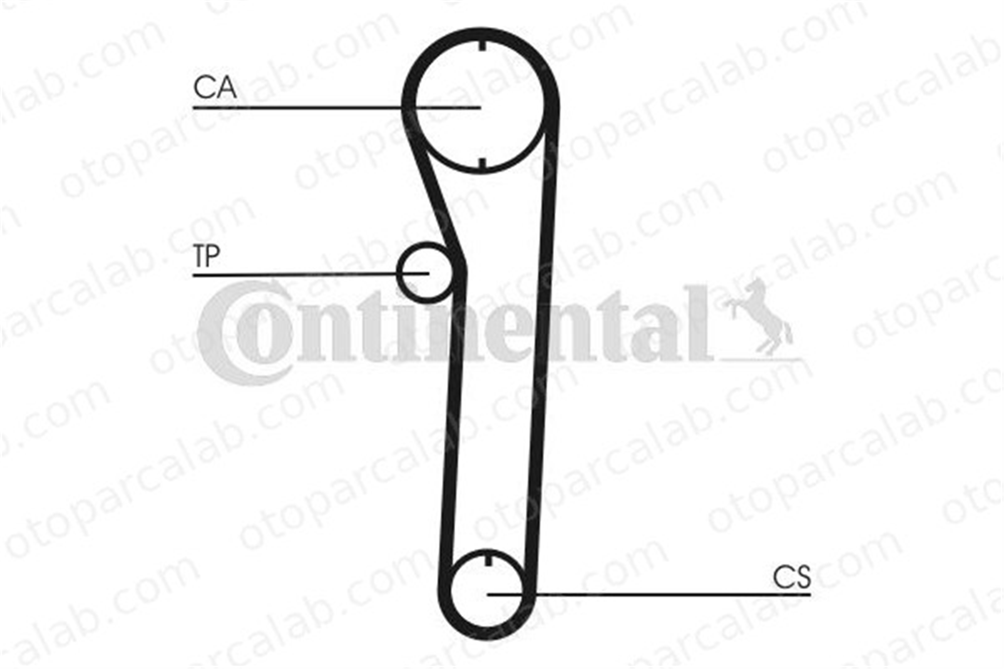 CONTINENTAL CT680 Triger Kayışı TOYOTA COROLLA DAIHATSU CHARMANT 12761M84400 1356819125