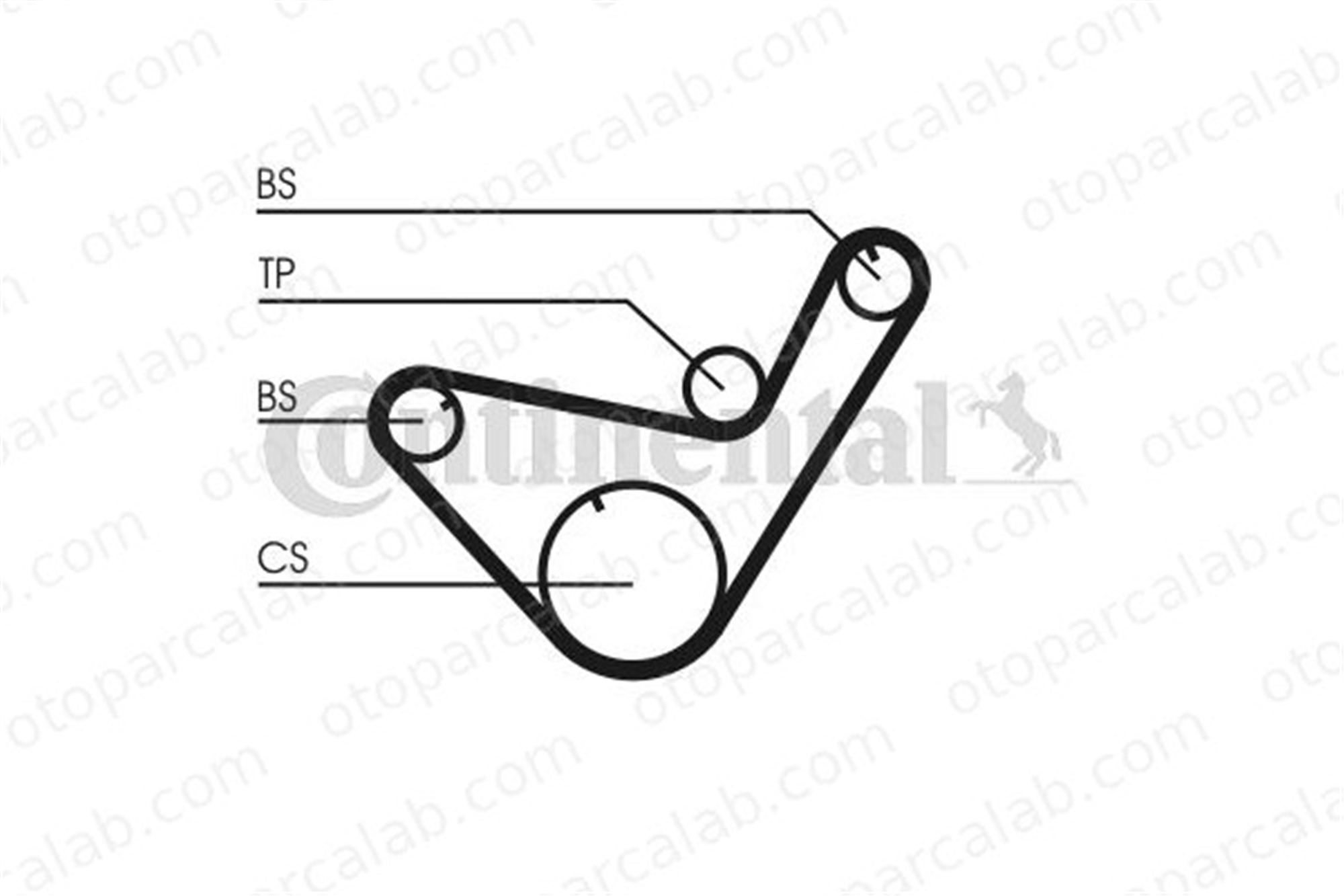 CONTINENTAL CT714 Triger Kayışı MITSUBISHI L200 PAJERO I Canvas Top MD050119 2335642011