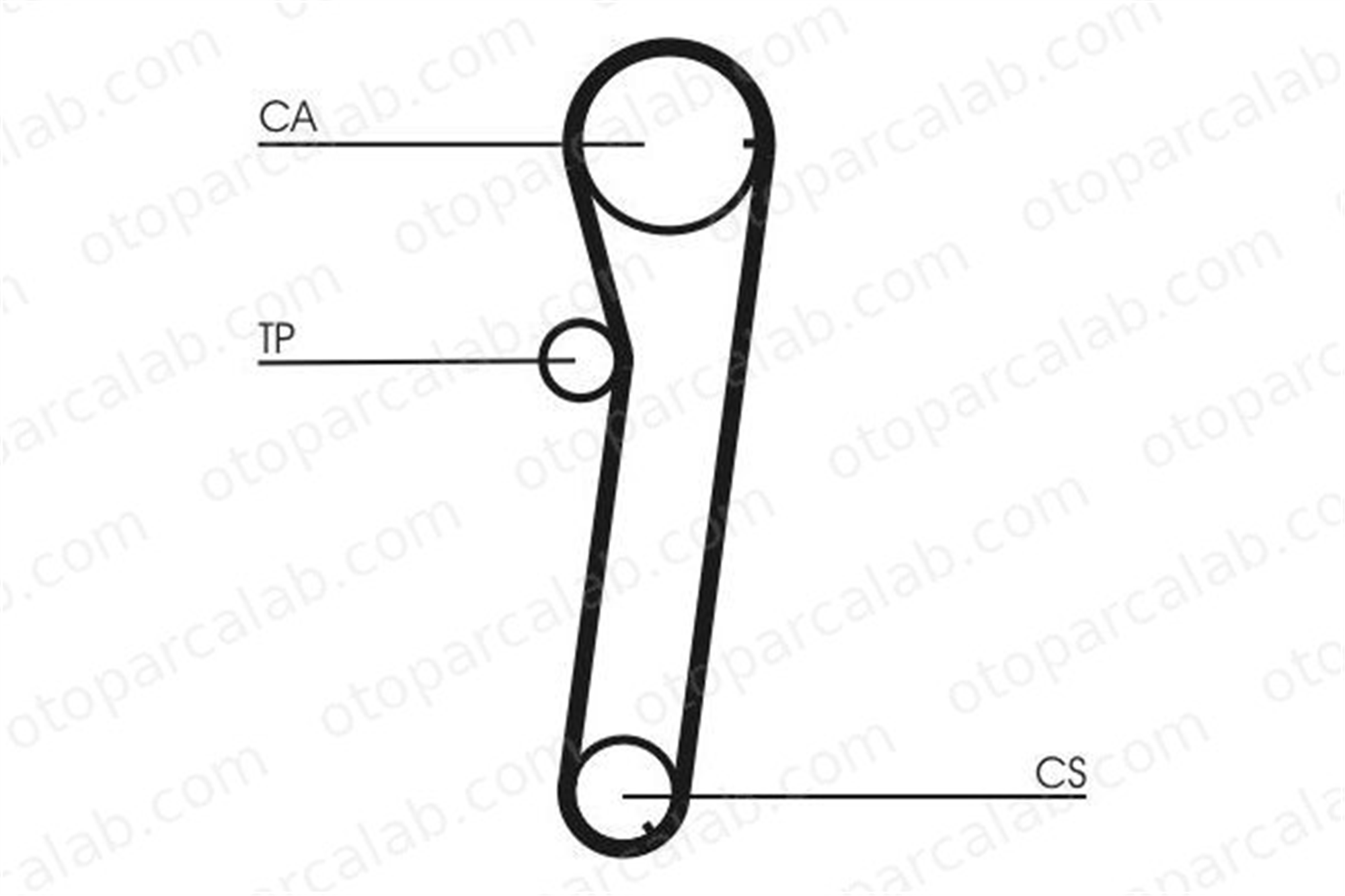 CONTINENTAL CT739 Triger Kayışı DAIHATSU CHARADE III CHARADE IV 13514 87711