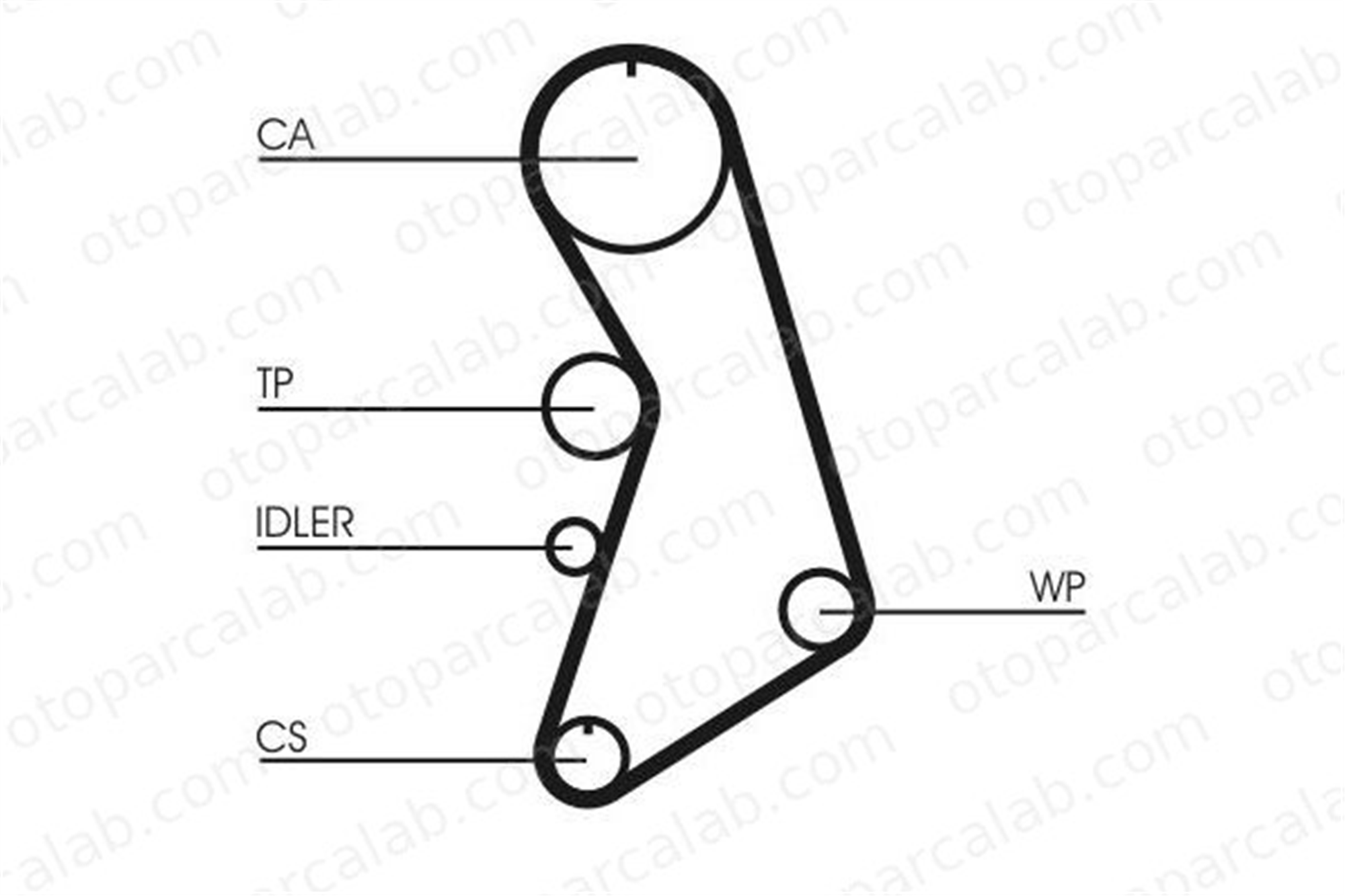 CONTINENTAL CT909WP5 Triger Kayış Seti AUDI A4 B6 A4 B6 Cabrio 6B198119C 06B198119C