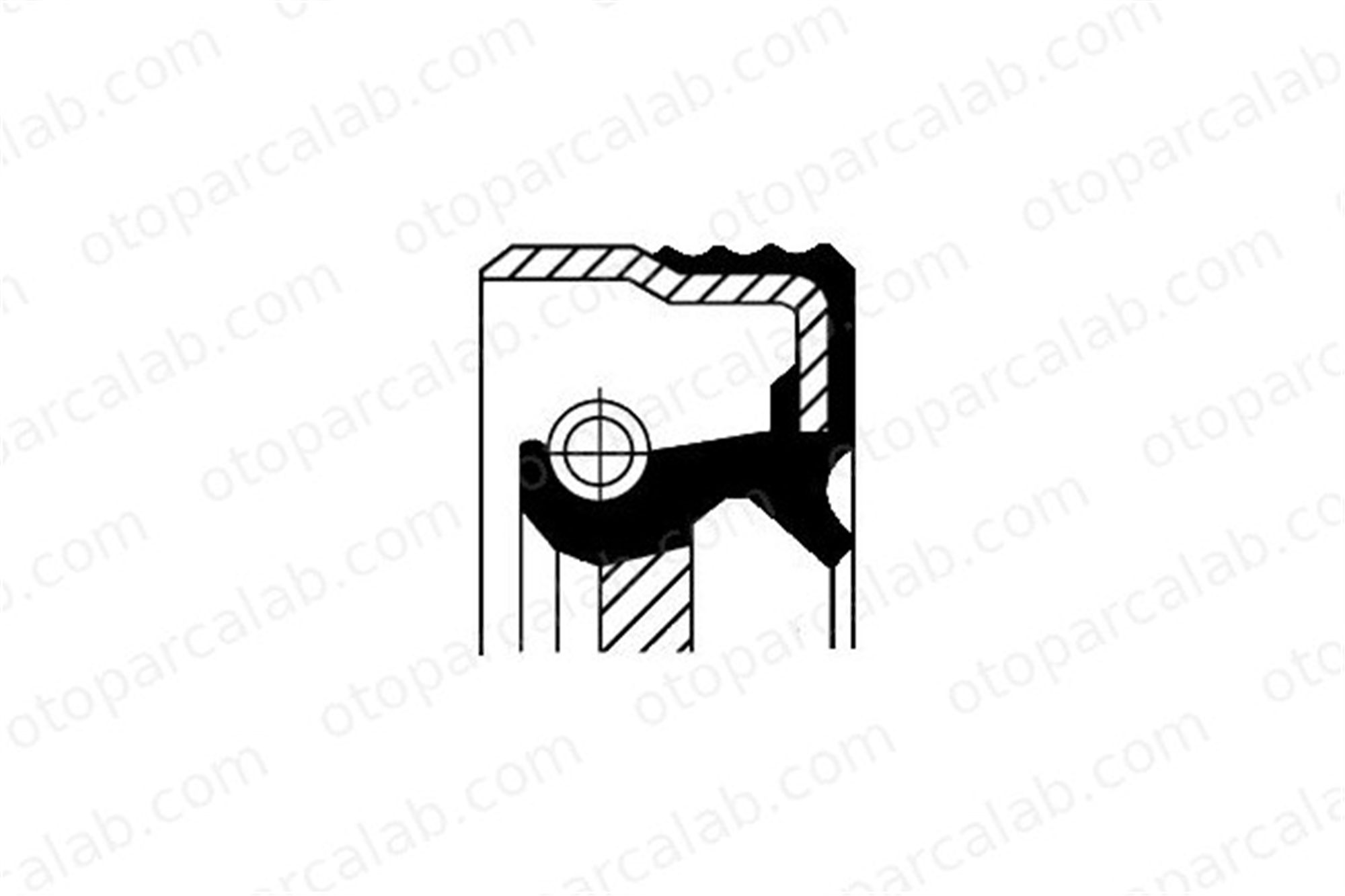 CORTECO 01027762B Krank Keçesi Ön VOLVO FL6 RENAULT TRUCKS MIDLINER 7420412568 4253373