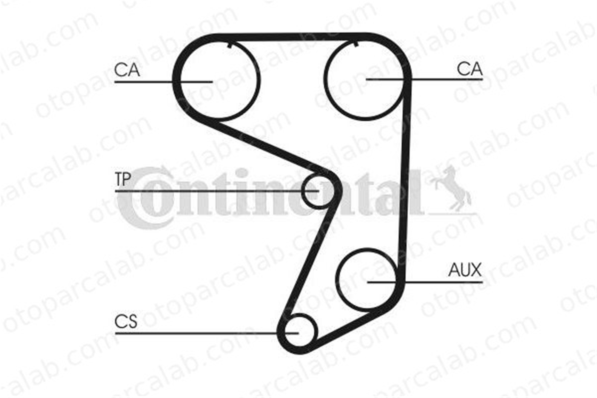 DAYCO 974200 Triger Kayışı FIAT 132 124 4152329 4182425