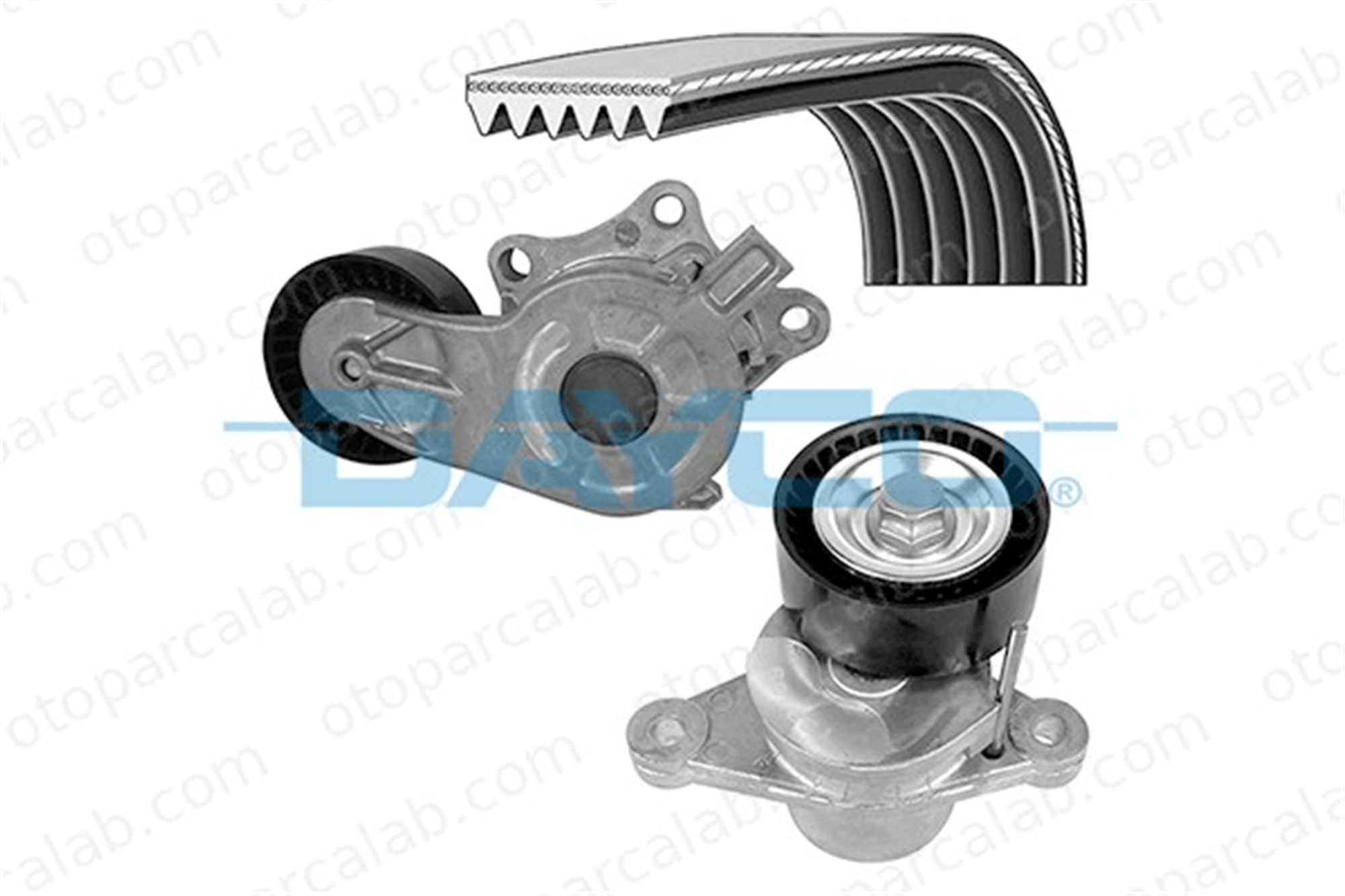 DAYCO KPV268 Vantilatör Kayış Seti CITROËN C3 II DS3 1611277480 1613444980