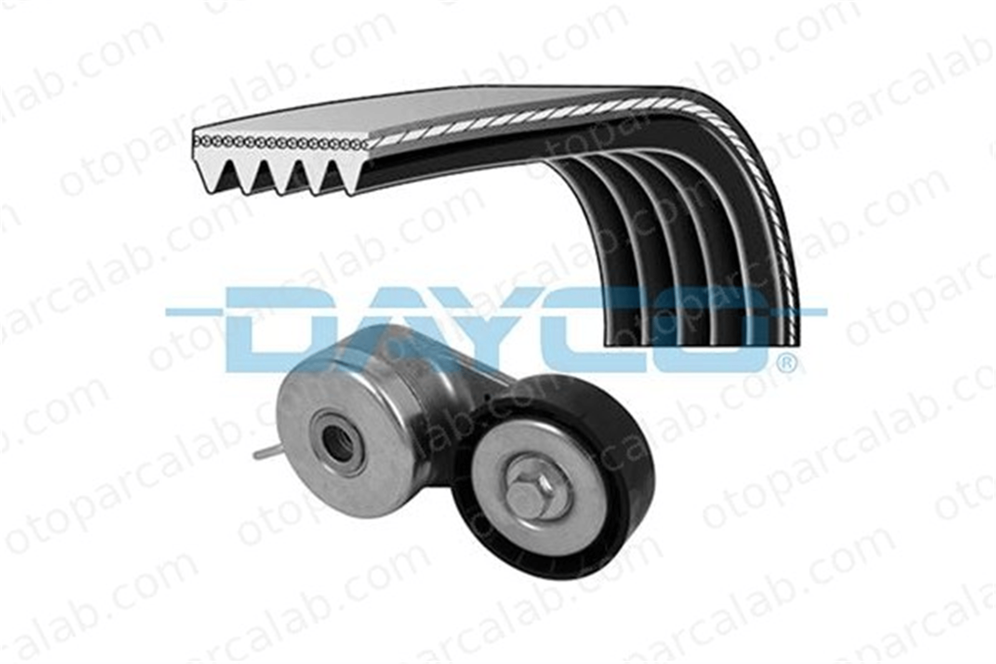 DAYCO KPV385 Vantilatör Kayış Seti ALFA ROMEO MITO FIAT GRANDE PUNTO 46548452