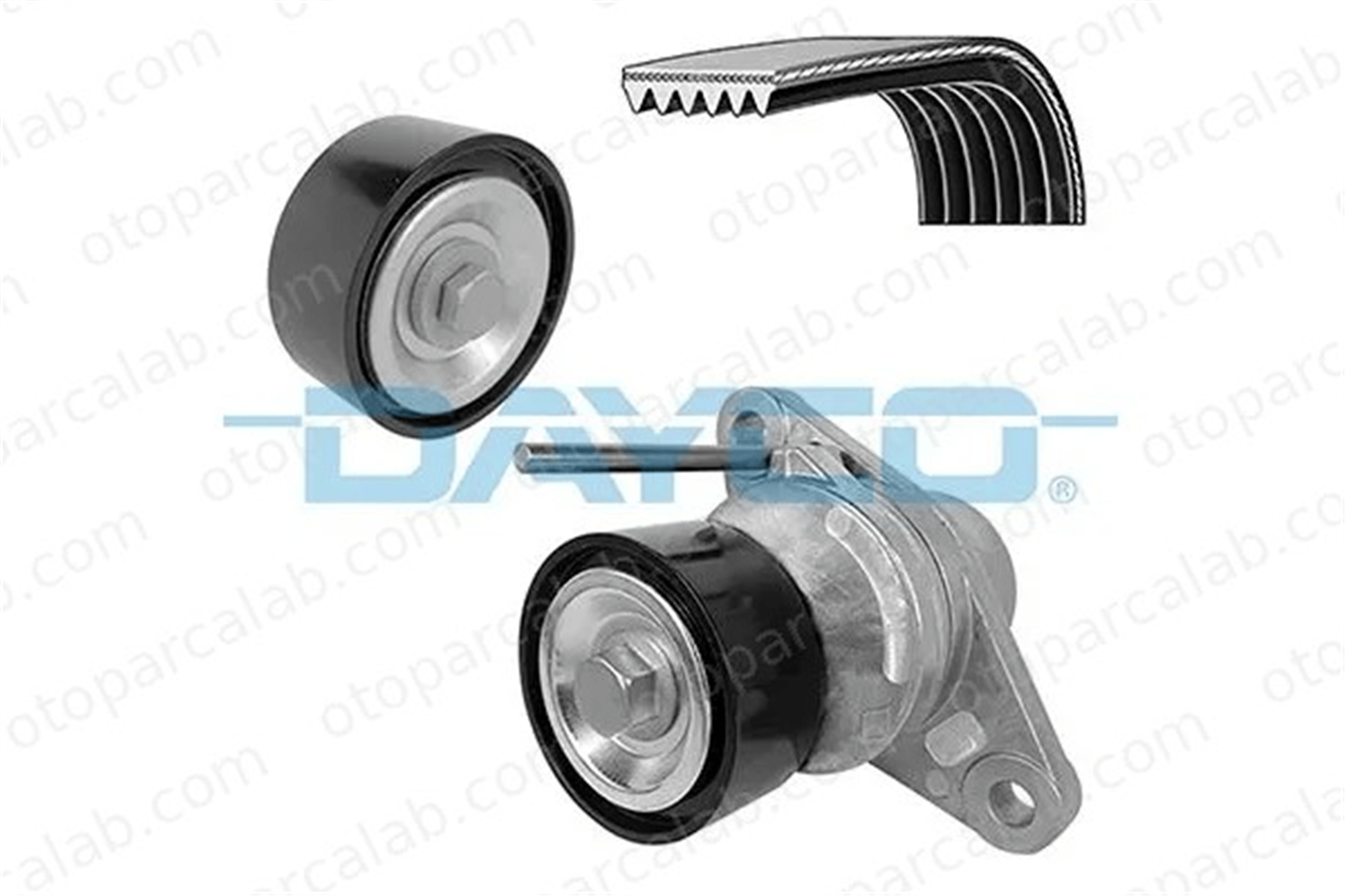 DAYCO KPV412 Vantilatör Kayış Seti DACIA DUSTER SANDERO 117206746R 117206838R