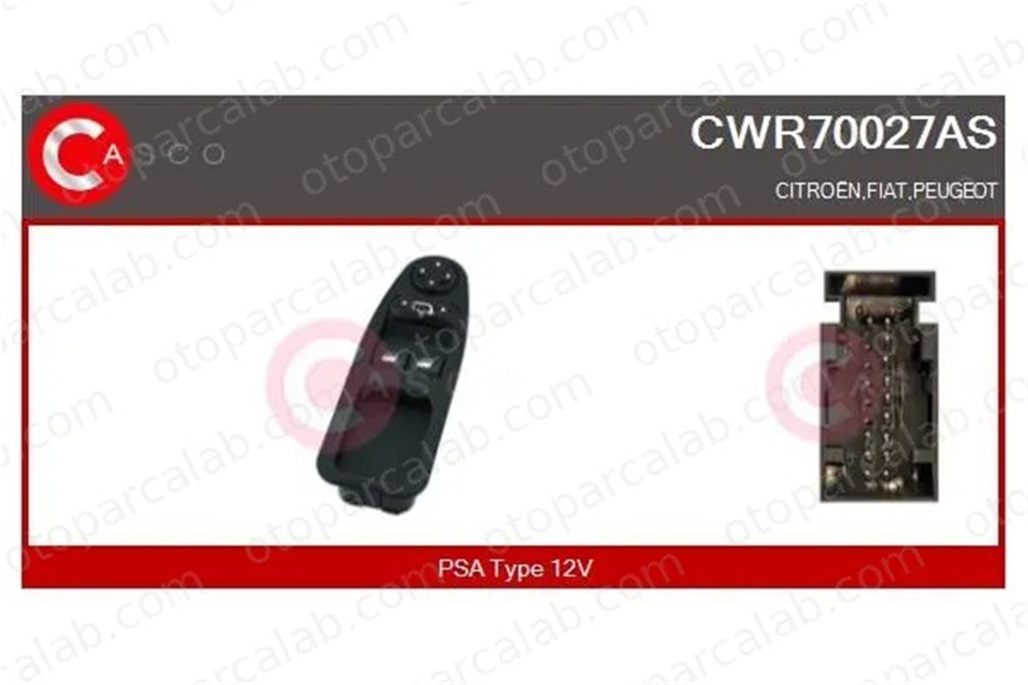 DEGRA 6554.ZJ Cam Açma Düğmesi Ön Sol CITROËN JUMPY Panelvan/Van PEUGEOT EXPERT TEPEE 6554ZJ 6554ZH