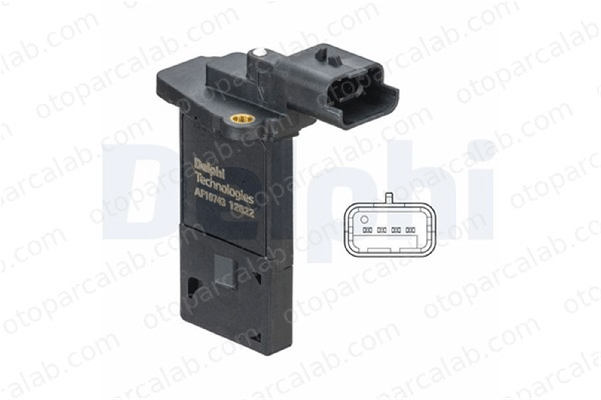 DELPHI AF10743-12B1 Hava Debimetresi CITROËN BERLINGO Kasa/büyük limuzin C3 AIRCROSS II 9677093080 3639668