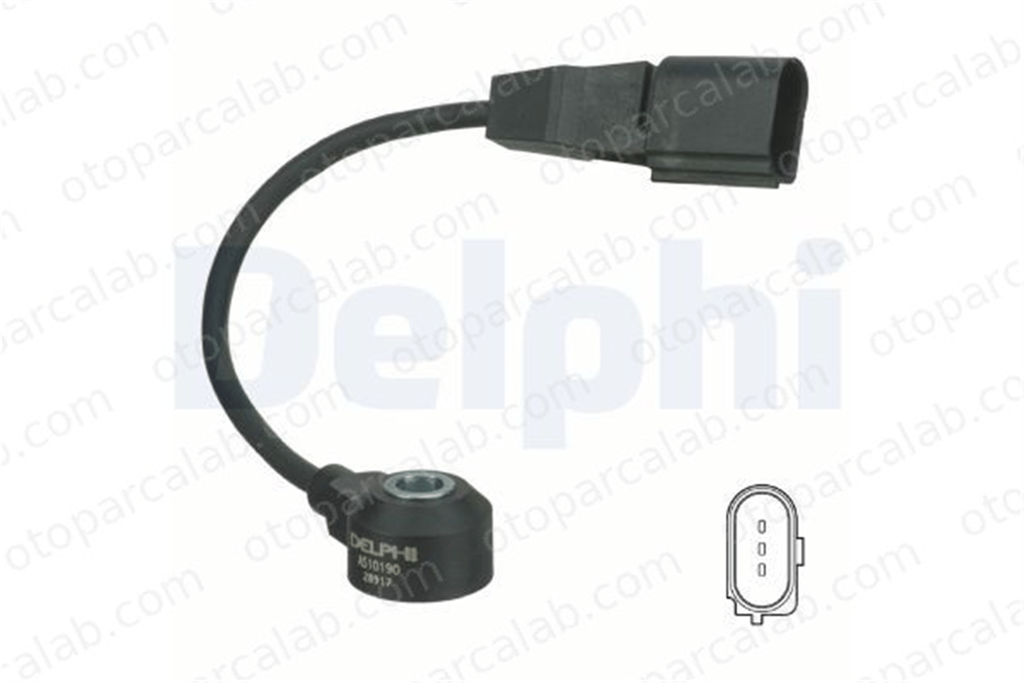 DELPHI AS10190 Vuruntu Sensörü VW POLO AUDI A3 6A905377D 06A905377D