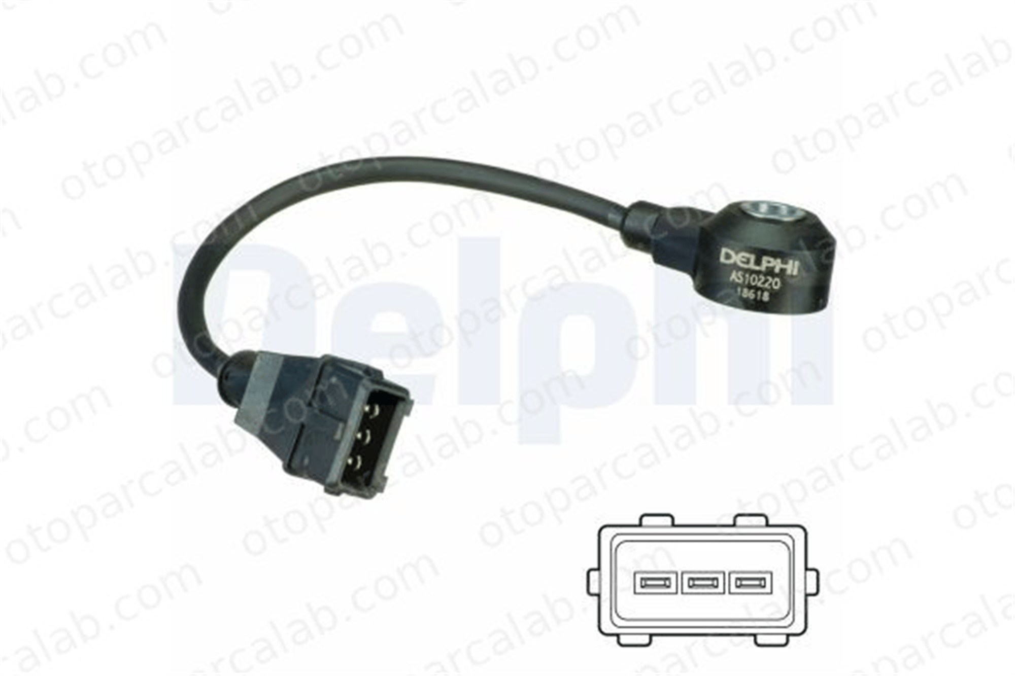 DELPHI AS10220 Vuruntu Sensörü AUDI A3 SEAT LEON 6A905377A 06A905377A