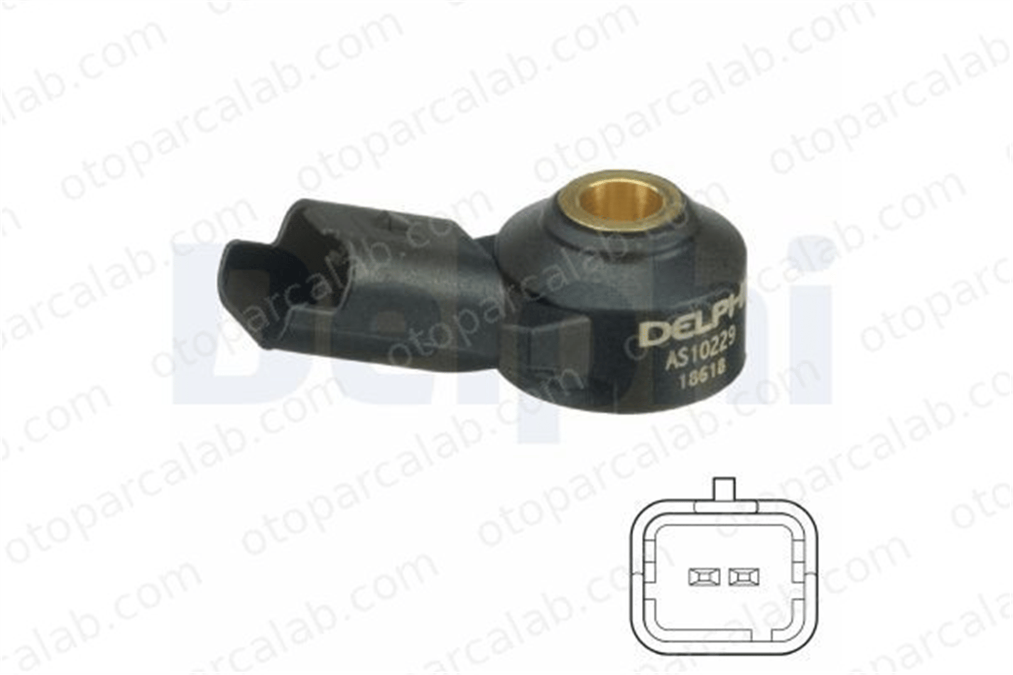 DELPHI AS10229 Vuruntu Sensörü BMW 1 PEUGEOT 308 II 13627552114 1920LT