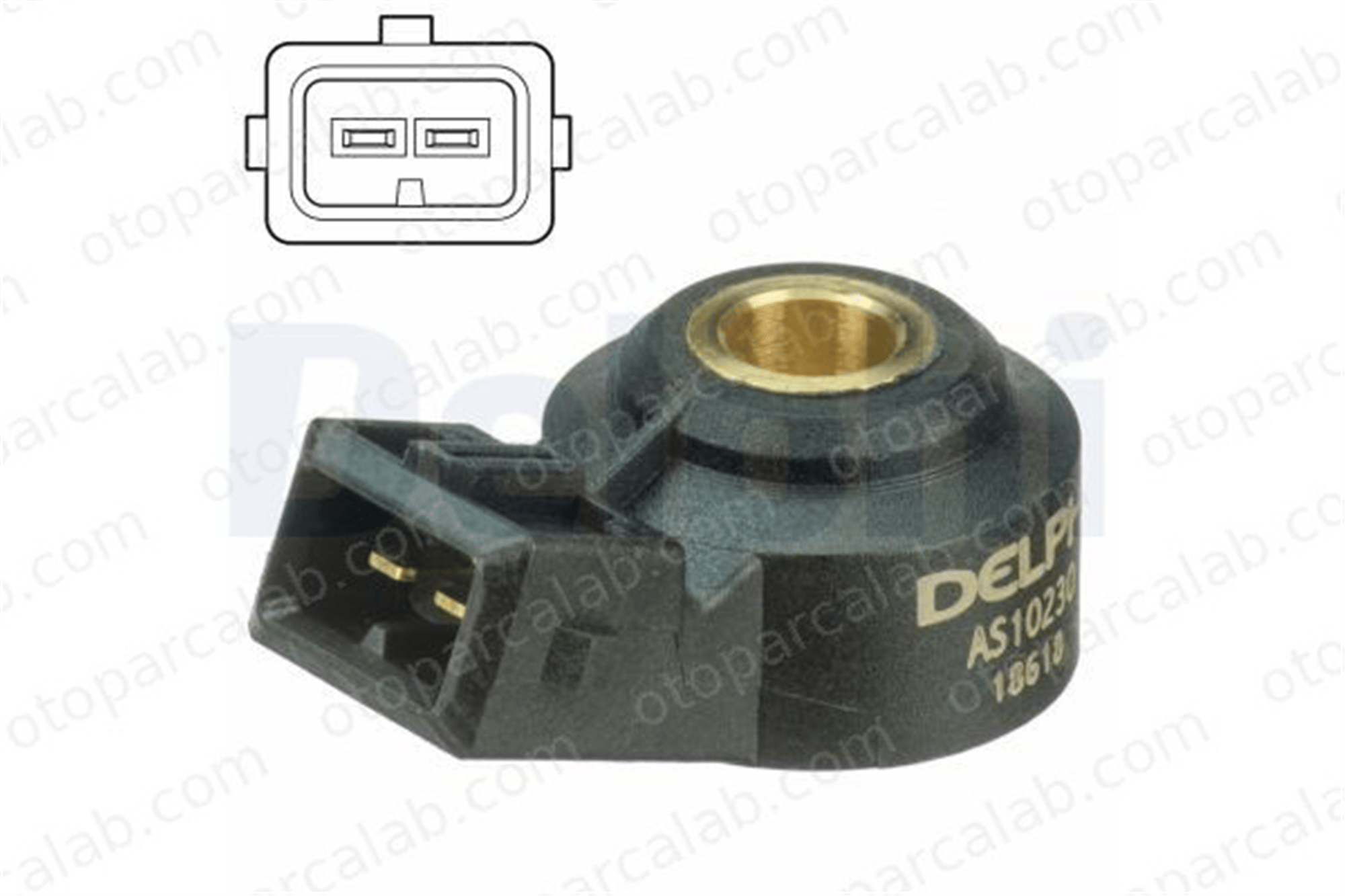 DELPHI AS10230 Vuruntu Sensörü CITROËN SAXO BERLINGO / BERLINGO FIRST Kasa/büyük limuzin 594628 2346015900