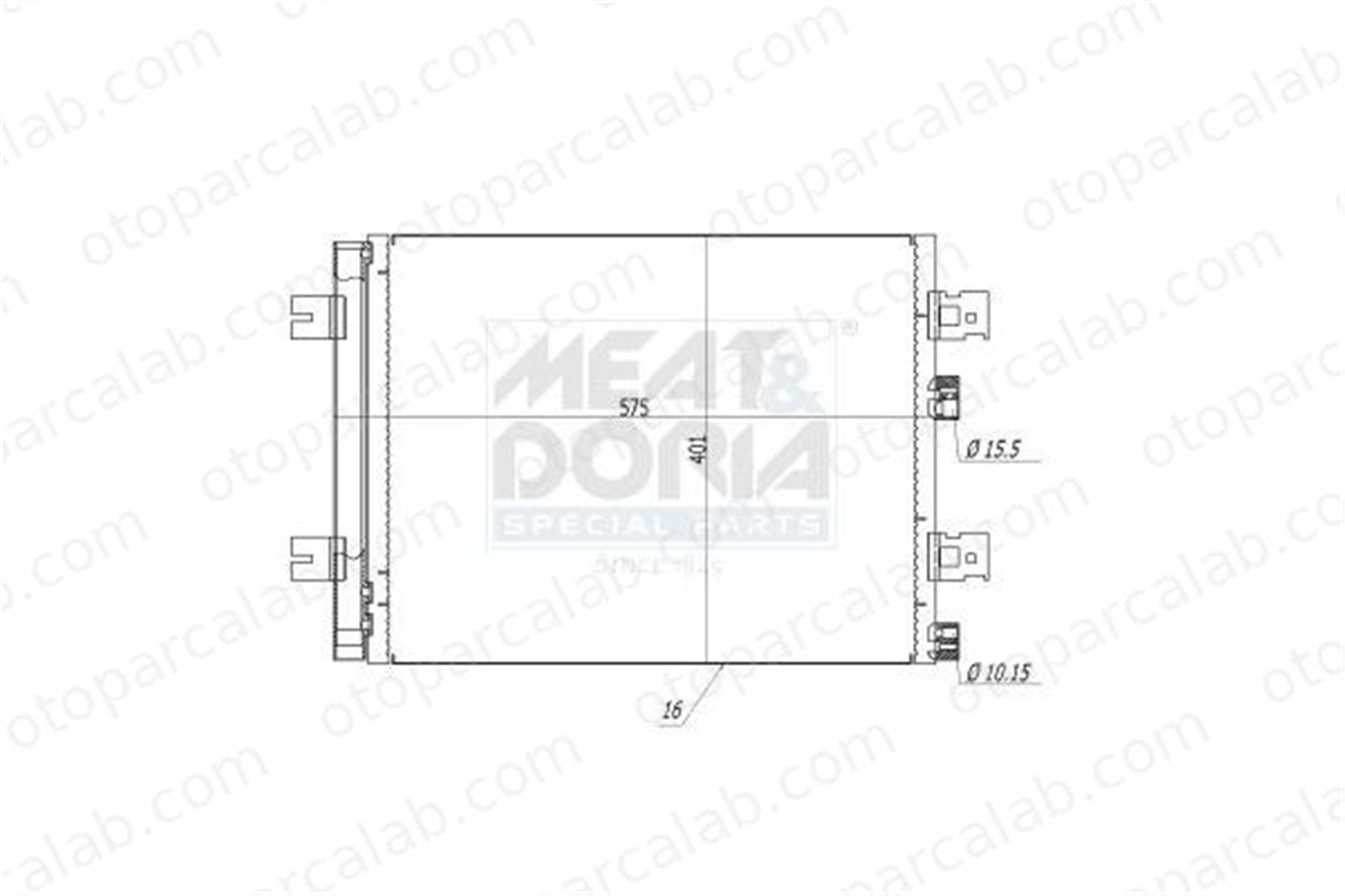 DELPHI CF20139-12B1 Klima Radyatörü DACIA LOGAN LOGAN MCV 921007794R 8200741257
