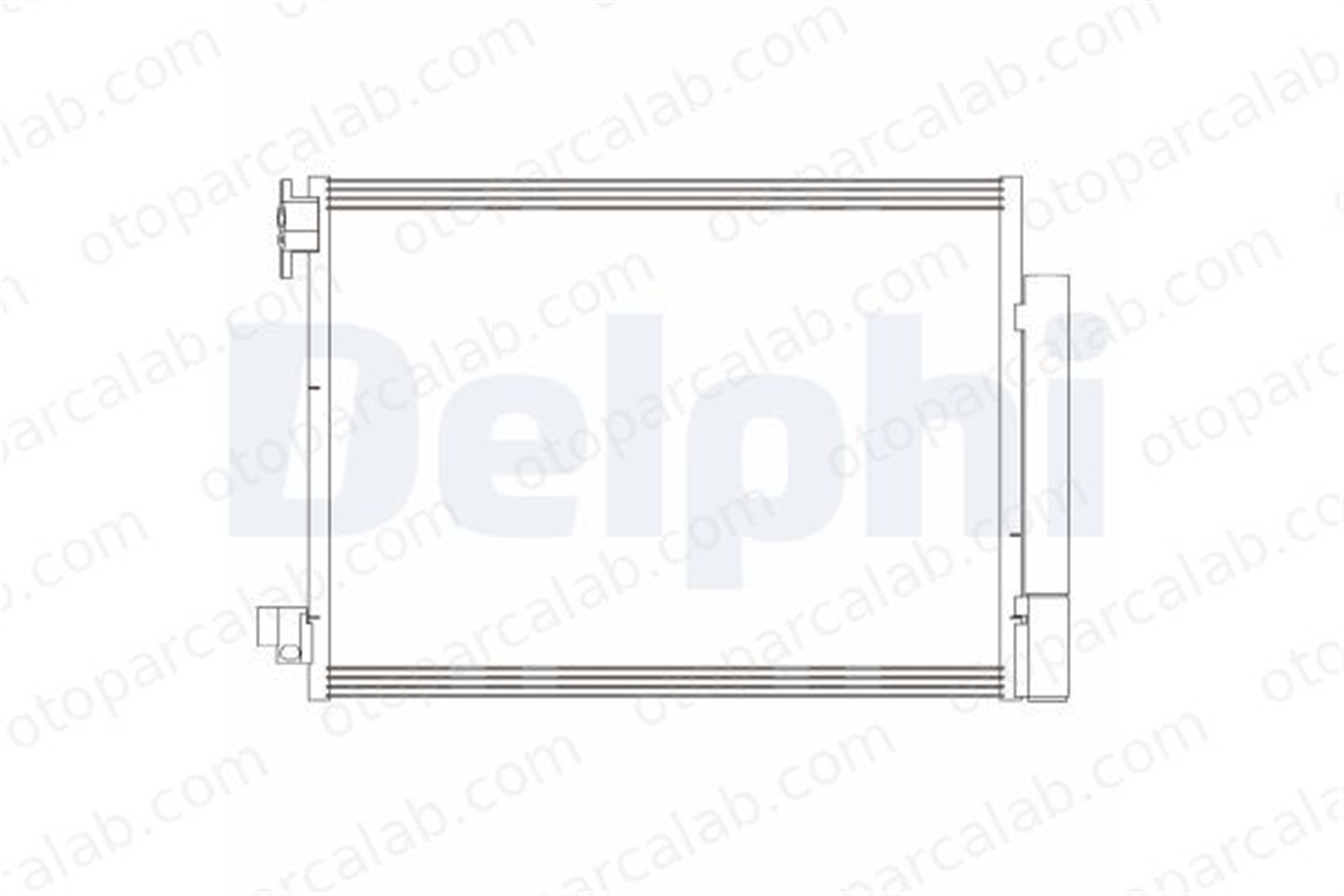 DELPHI CF20415 Klima Radyatörü RENAULT TWINGO III SMART FORFOUR Hatchback 4535000054 921001697R
