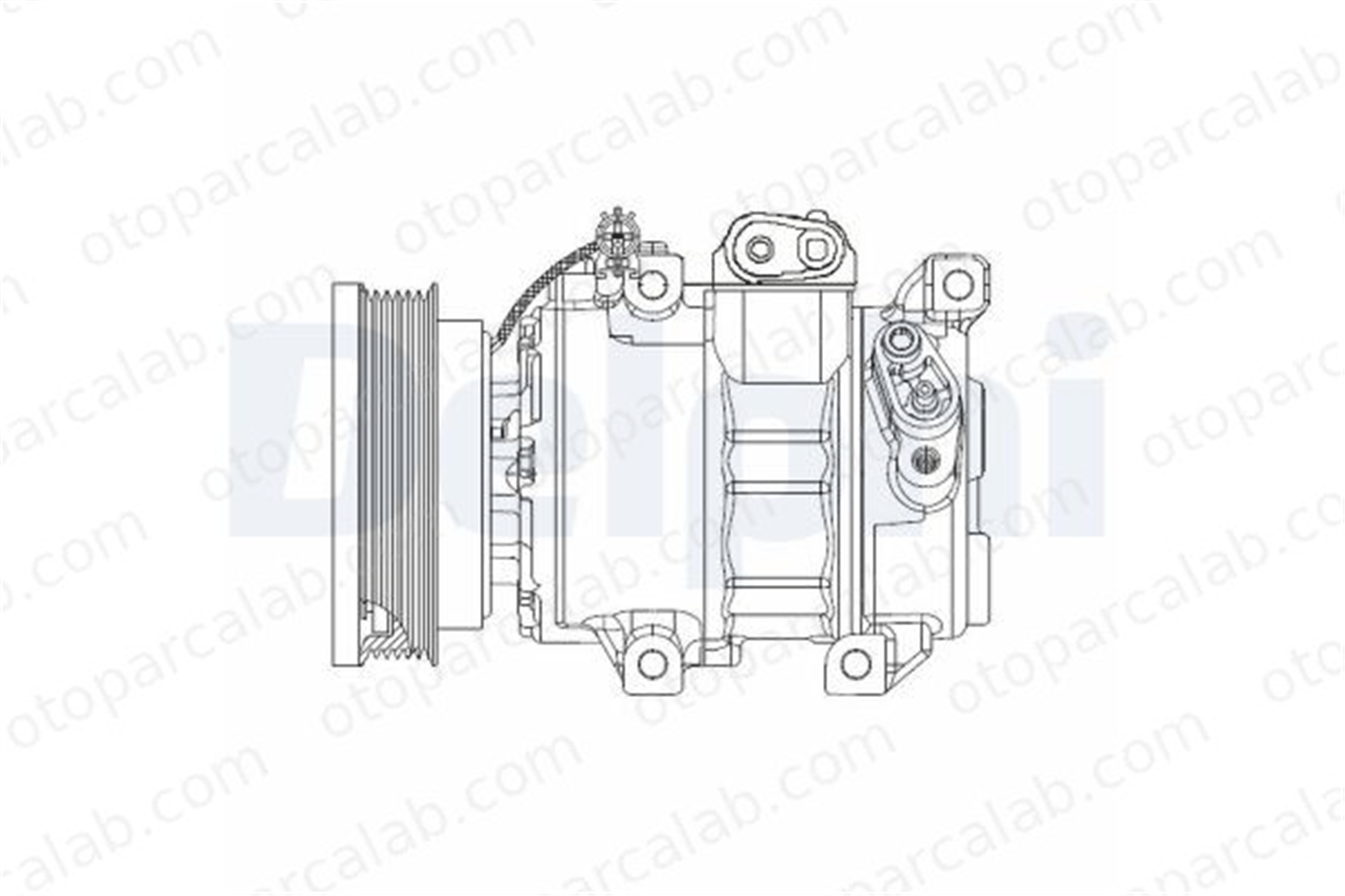 DELPHI CS20343 Klima Kompresörü HYUNDAI i20 I 977011J100 977011J101