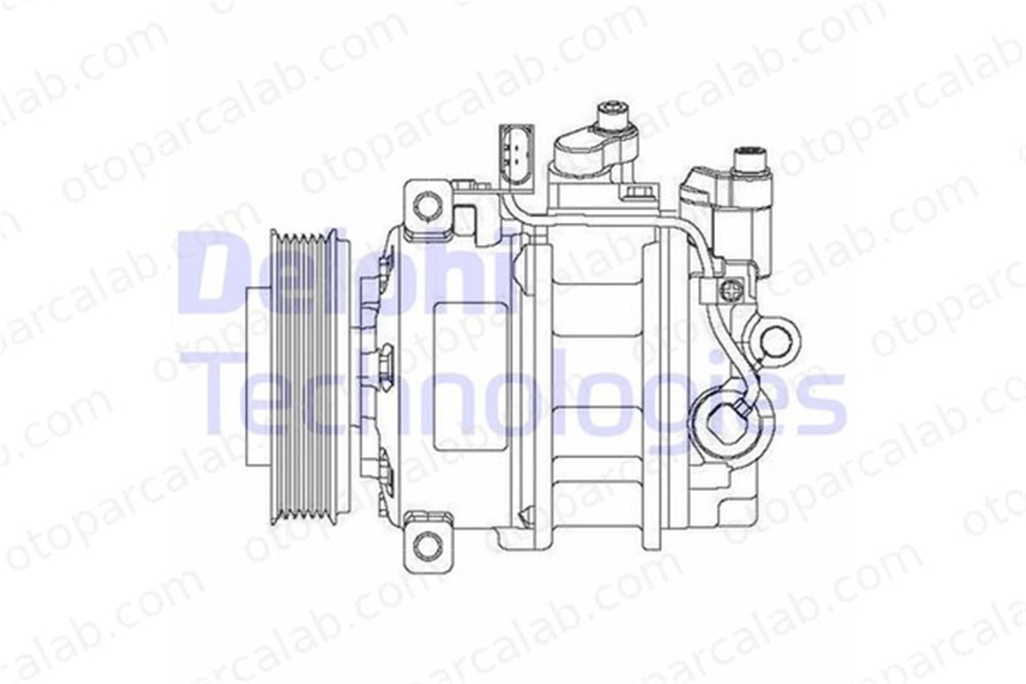 DELPHI CS20475 Klima Kompresörü VW TOUAREG AUDI Q7 7L6820803T 3D0820803T