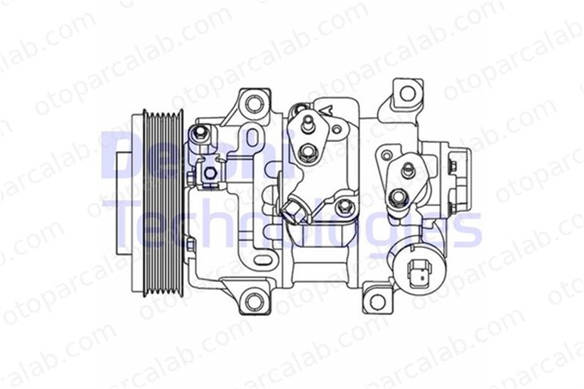 DELPHI CS20478 Klima Kompresörü TOYOTA AURIS AVENSIS Sedan 8831002370 883101A660