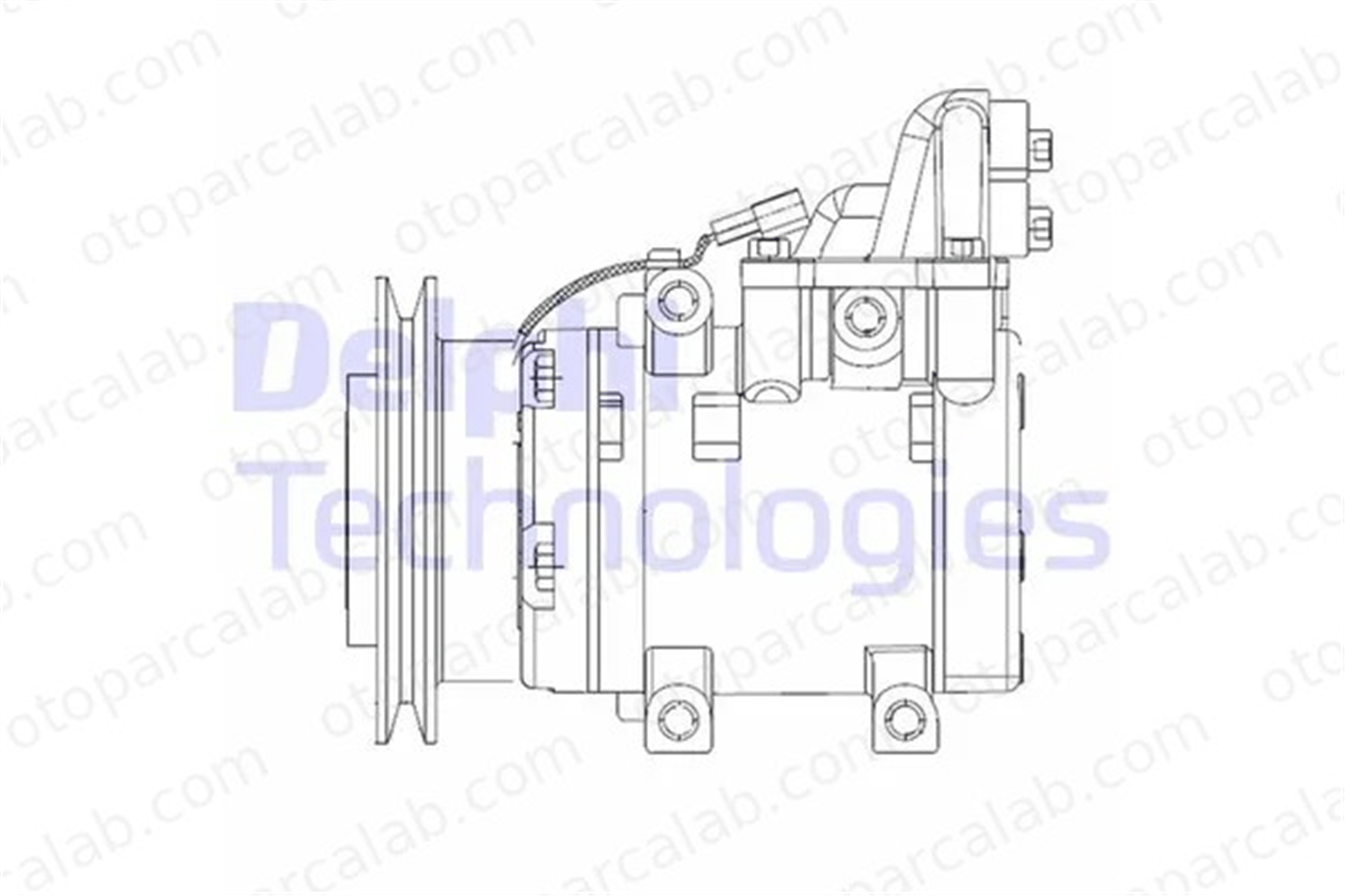 DELPHI CS20524 Klima Kompresörü FORD RANGER MAZDA B-SERIE 3636288 3645825