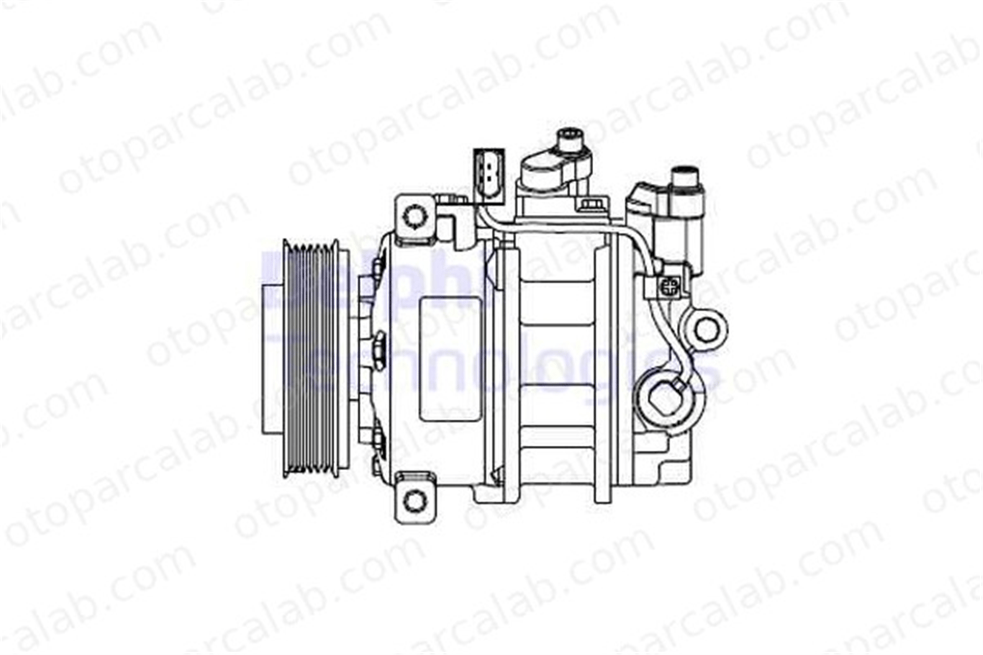 DELPHI CS20546 Klima Kompresörü AUDI A4 B6 A4 B6 Avant 8E0260805F 8E0260805S