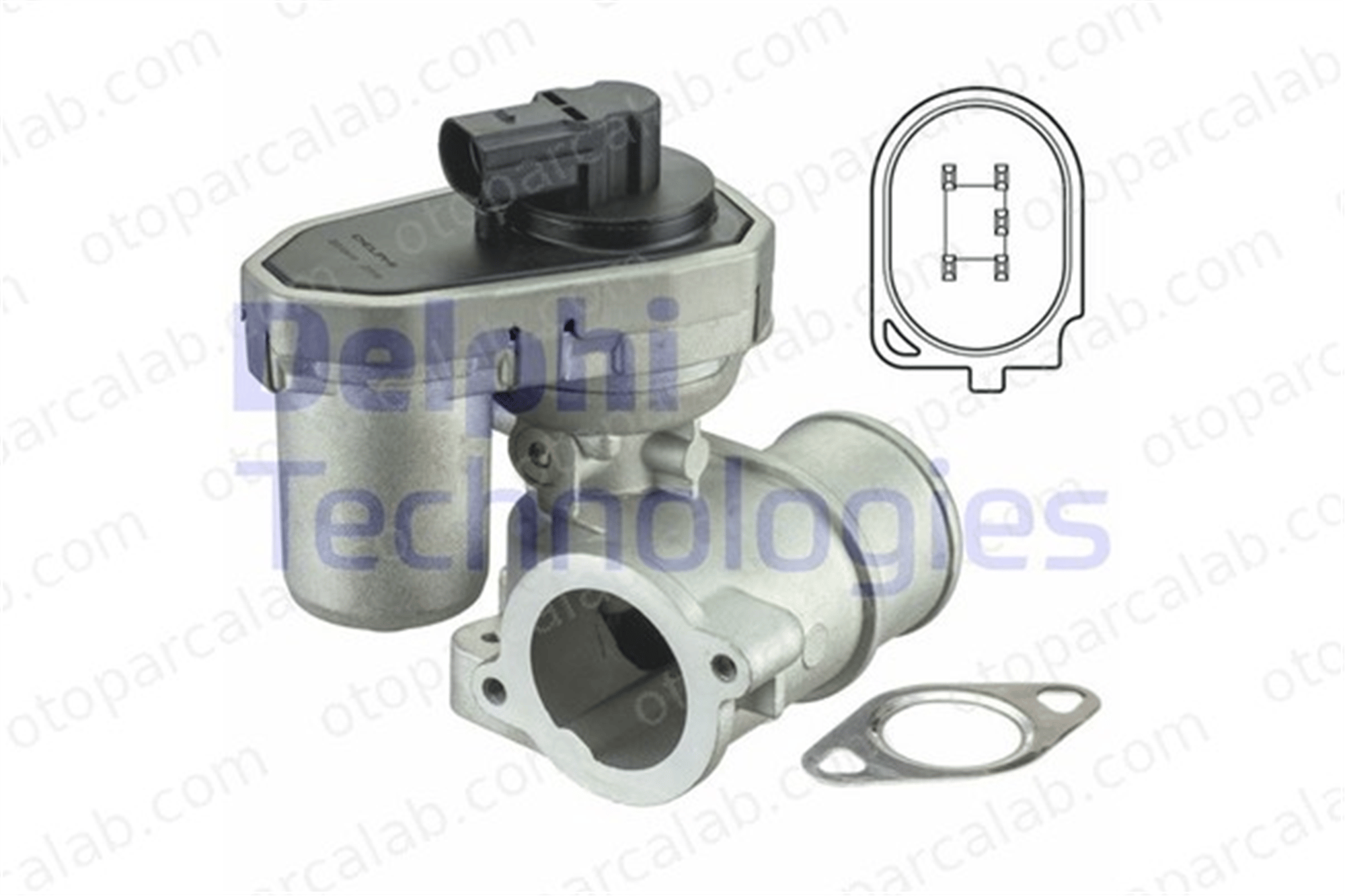 DELPHI EG10410-12B1 Egr Valfi JAGUAR X-TYPE I X-TYPE I Station wagon 6S7Q9D475AG 1366049