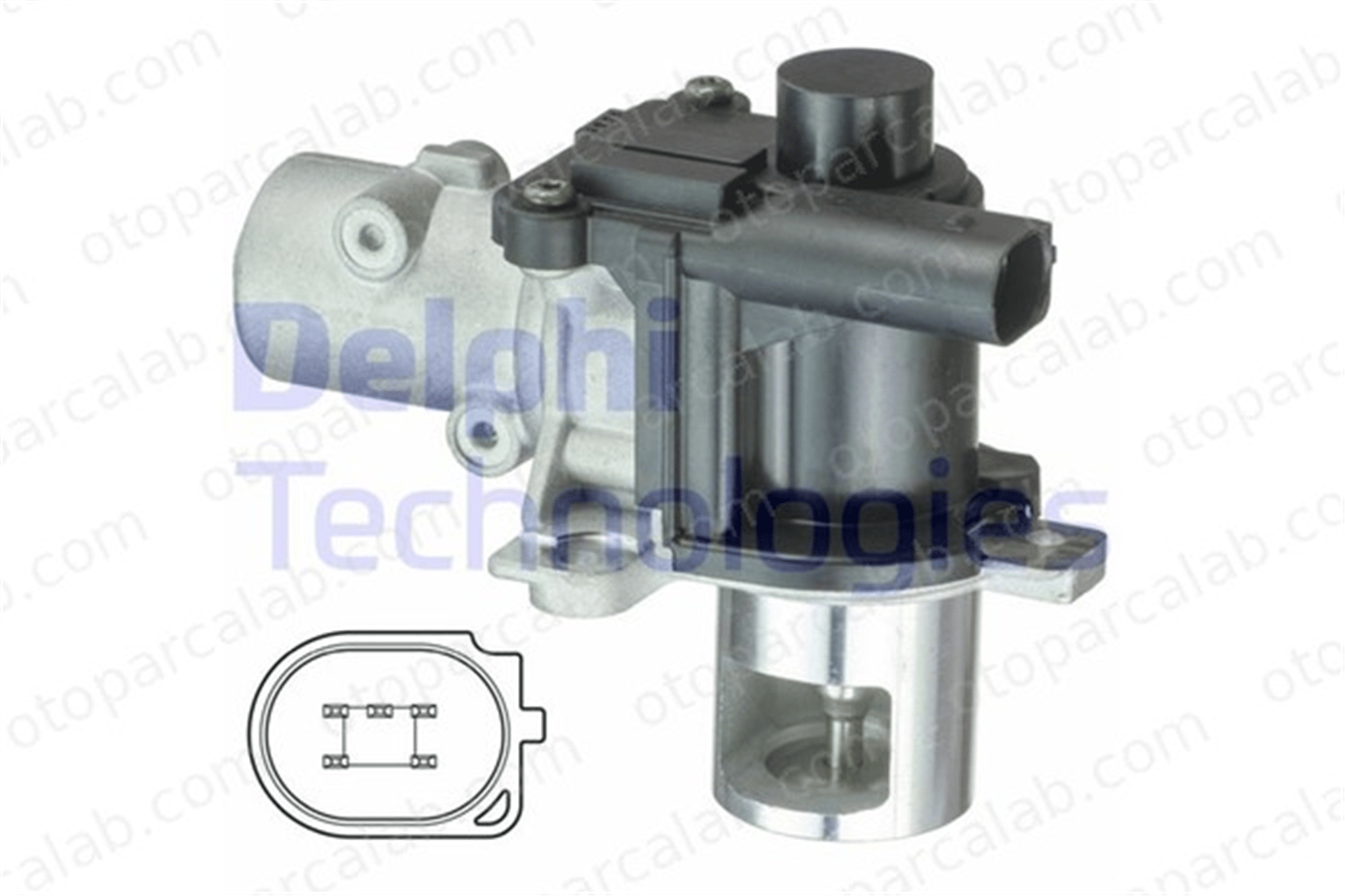 DELPHI EG10425-12B1 Egr Valfi RENAULT KANGOO Express KANGOO / GRAND KANGOO II 8200561269 14710