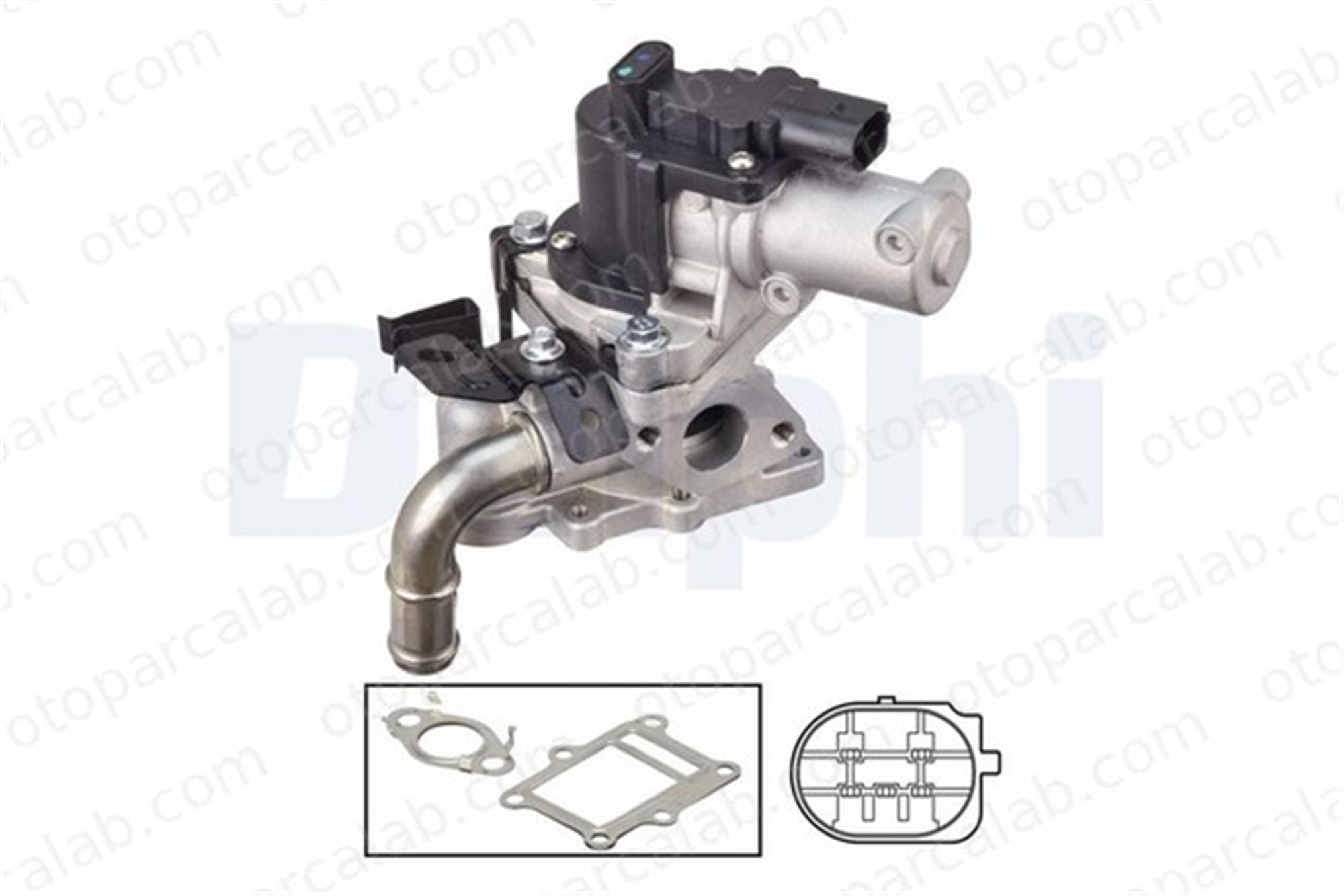 DELPHI EG10613-12B1 Egr Valfi HYUNDAI i40 I i40 I CW 284102A850 284202A850