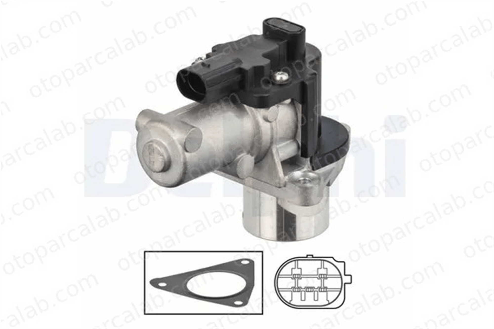 DELPHI EG10617-12B1 Egr Valfi HYUNDAI SANTA FÉ II SANTA FÉ III 284102F000 284102F000FFF
