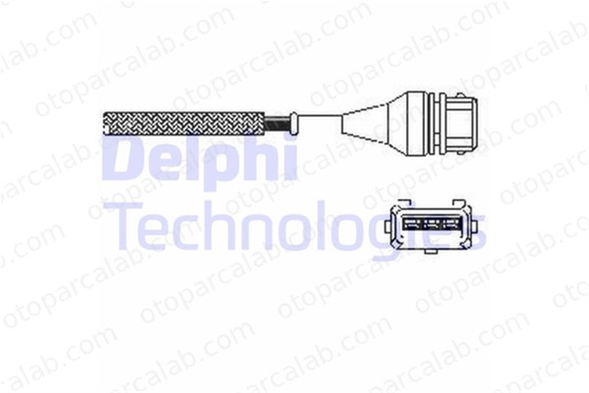 DELPHI ES10262-12B1 Oksijen (Lambda) Sensörü VW GOLF II POLO Coupe ES1026212B1 1821358B00