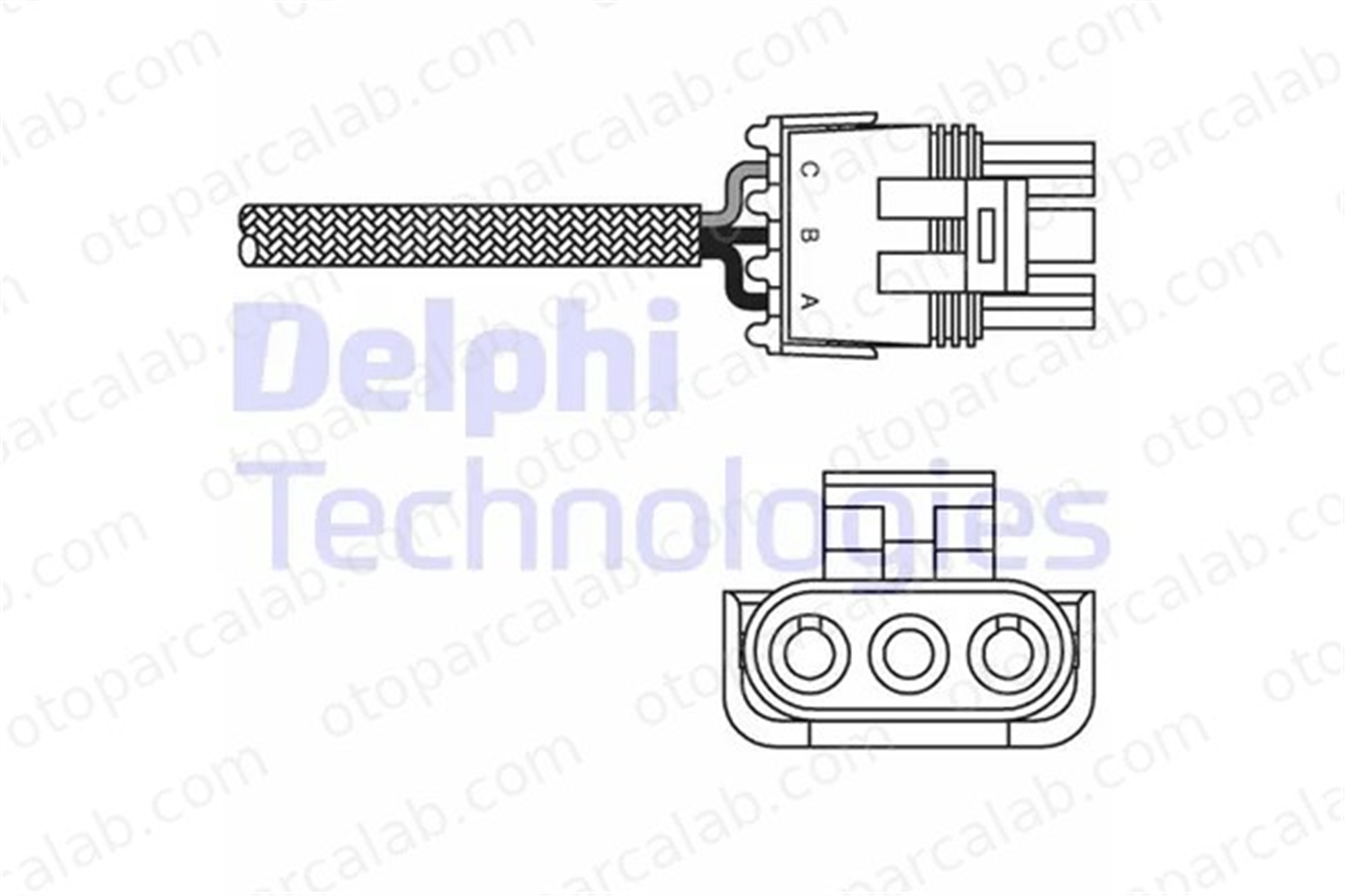 DELPHI ES10990-12B1 Oksijen (Lambda) Sensörü RENAULT 19 II Chamade 21 Sedan 7700746375 855323
