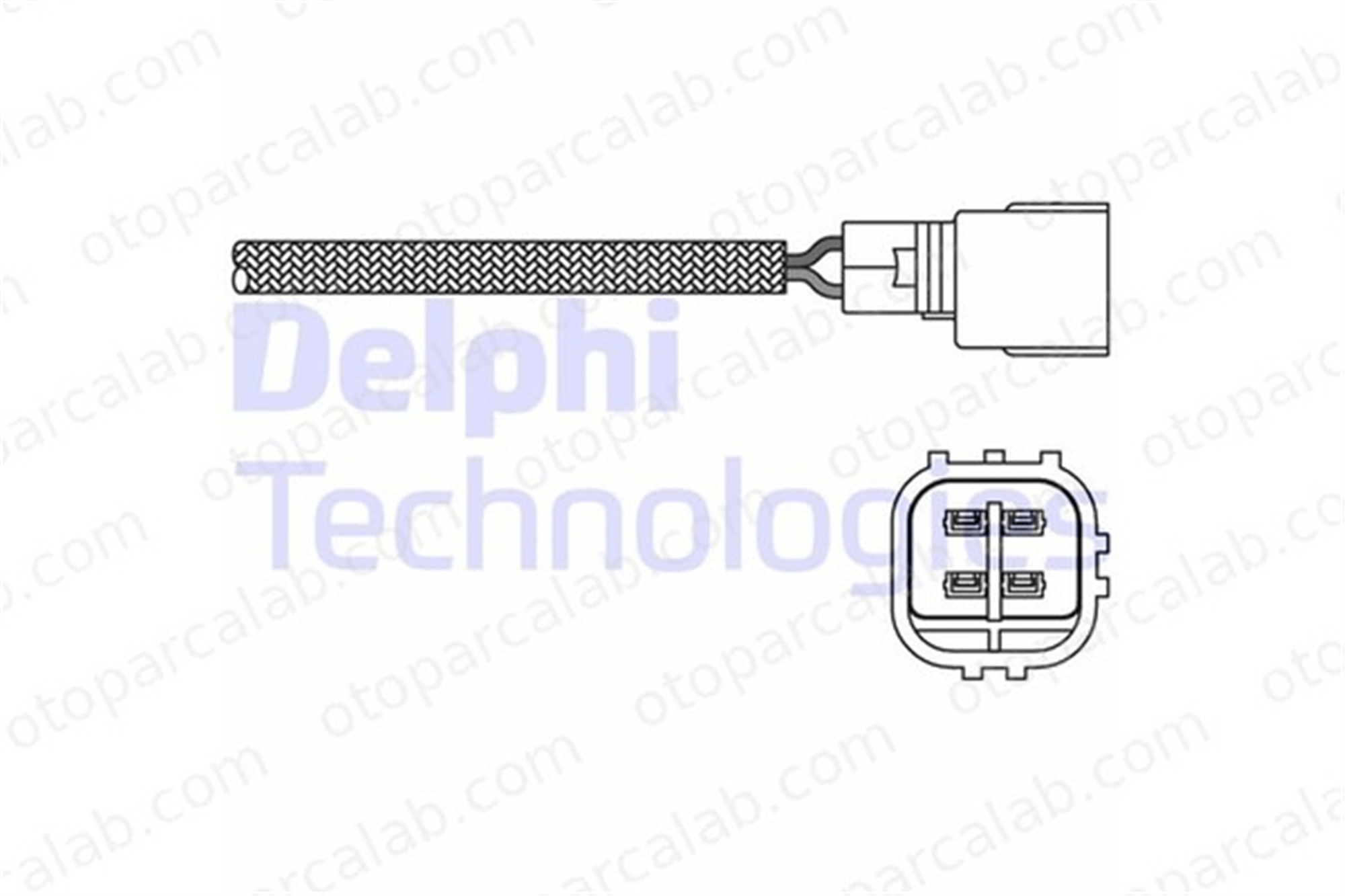DELPHI ES20269-12B1 Oksijen (Lambda) Sensörü TOYOTA COROLLA Compact COROLLA 8946510070 8946519575