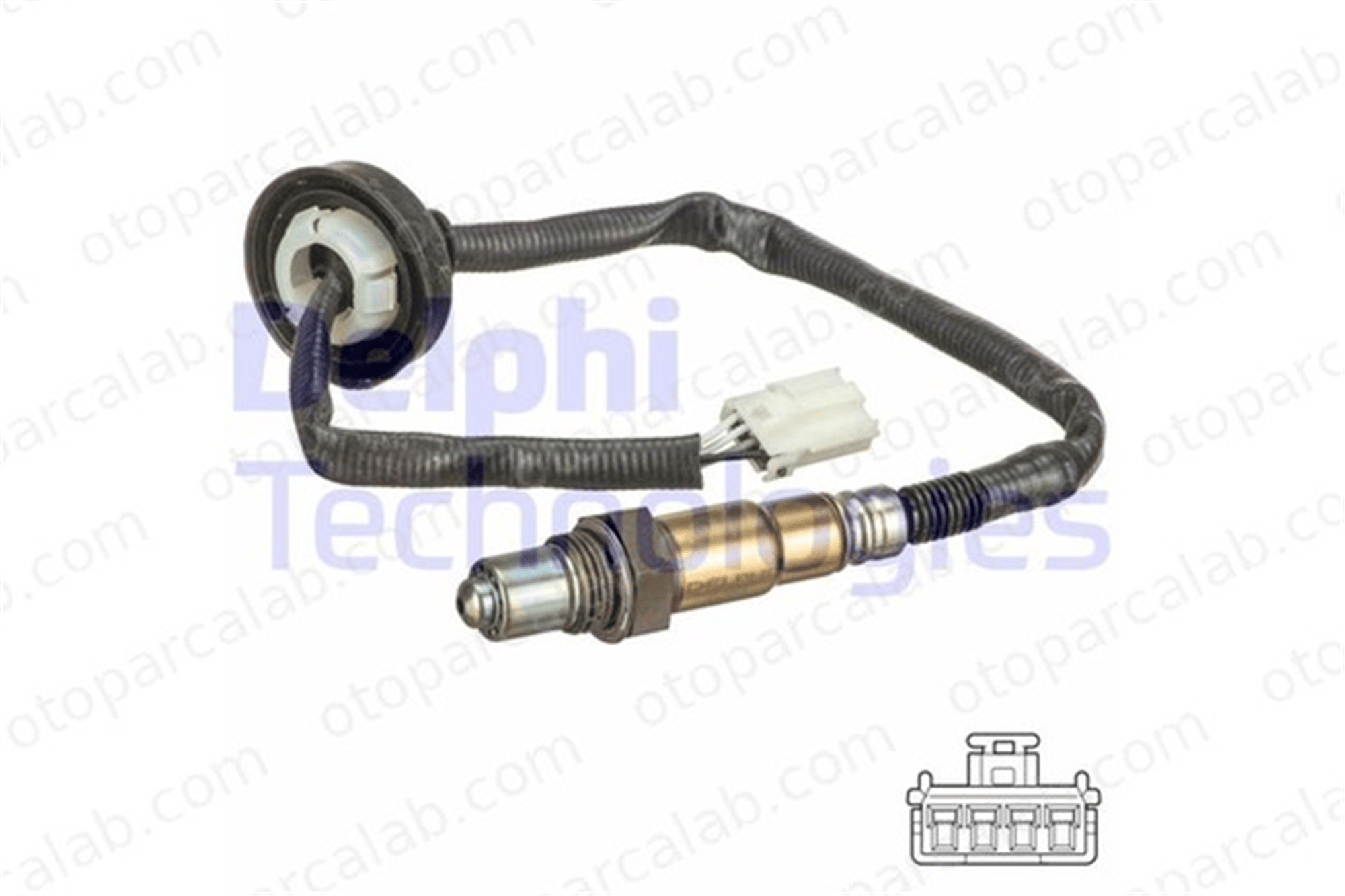 DELPHI ES20644-12B1 Oksijen (Lambda) Sensörü SMART FORFOUR MITSUBISHI COLT VI A1345420218 MR985039