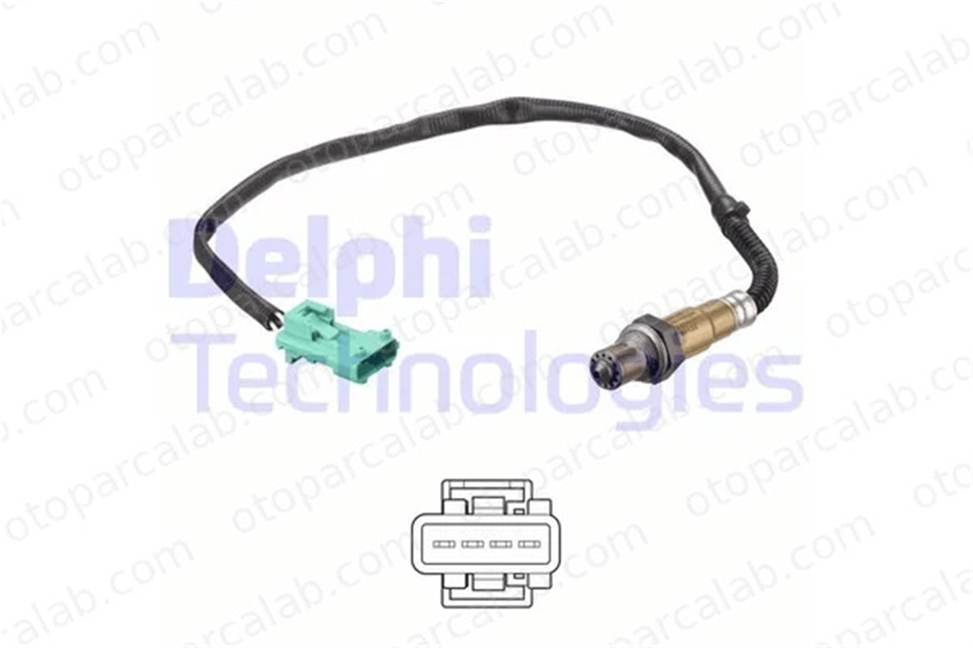 DELPHI ES21147-12B1 Oksijen (Lambda) Sensörü PEUGEOT 306 Break PARTNER Kasa/büyük limuzin E144004