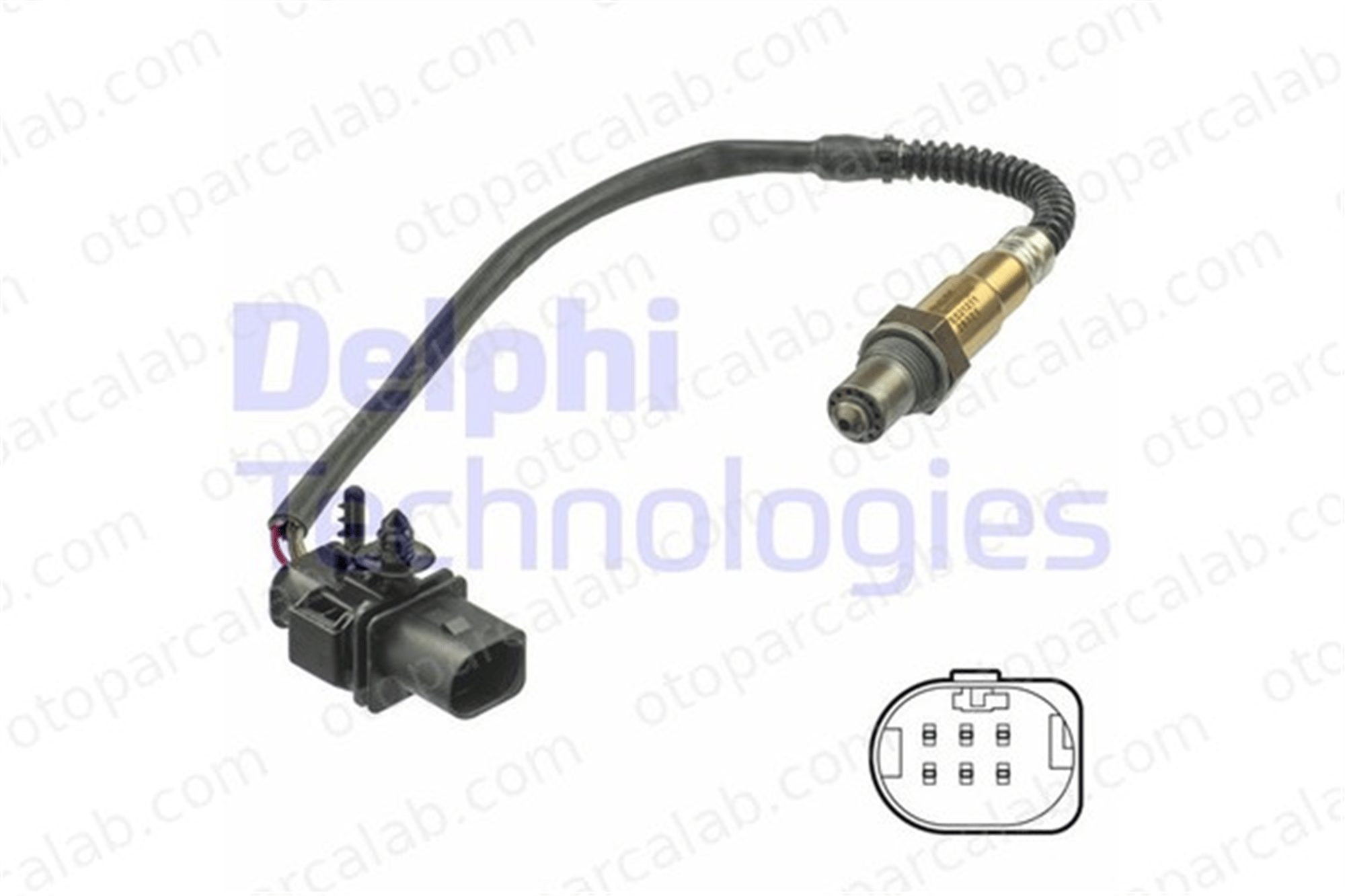 DELPHI ES21211-12B1 Oksijen (Lambda) Sensörü LAND ROVER FREELANDER 2 TOYOTA AURIS LR001370 8946712130