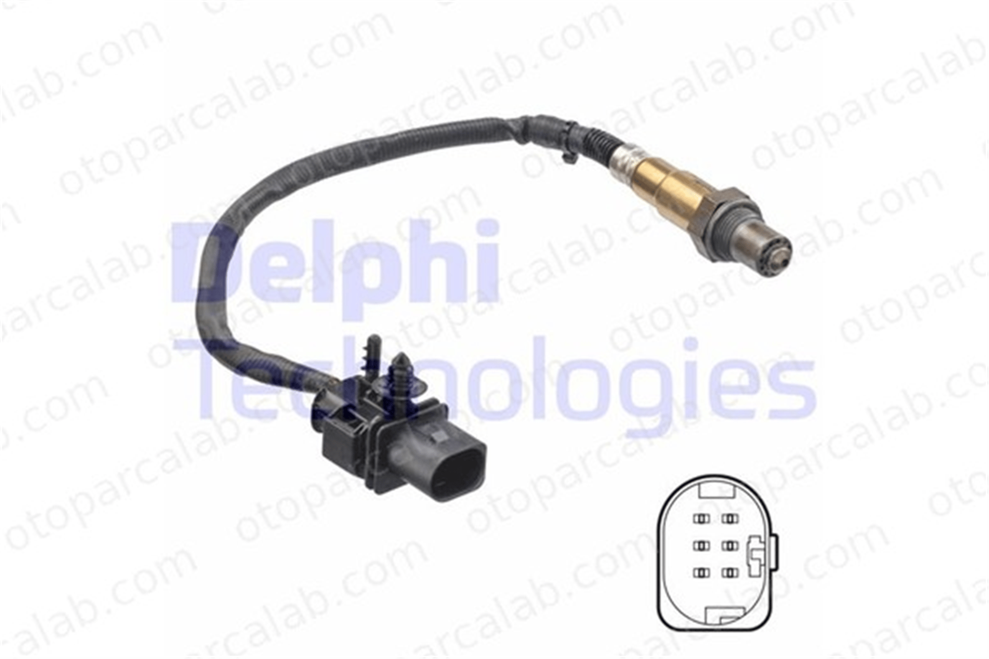 DELPHI ES21268-12B1 Oksijen (Lambda) Sensörü RENAULT MASTER III Panelvan/Van MASTER III Platform şasi 226A49071R 8201028297