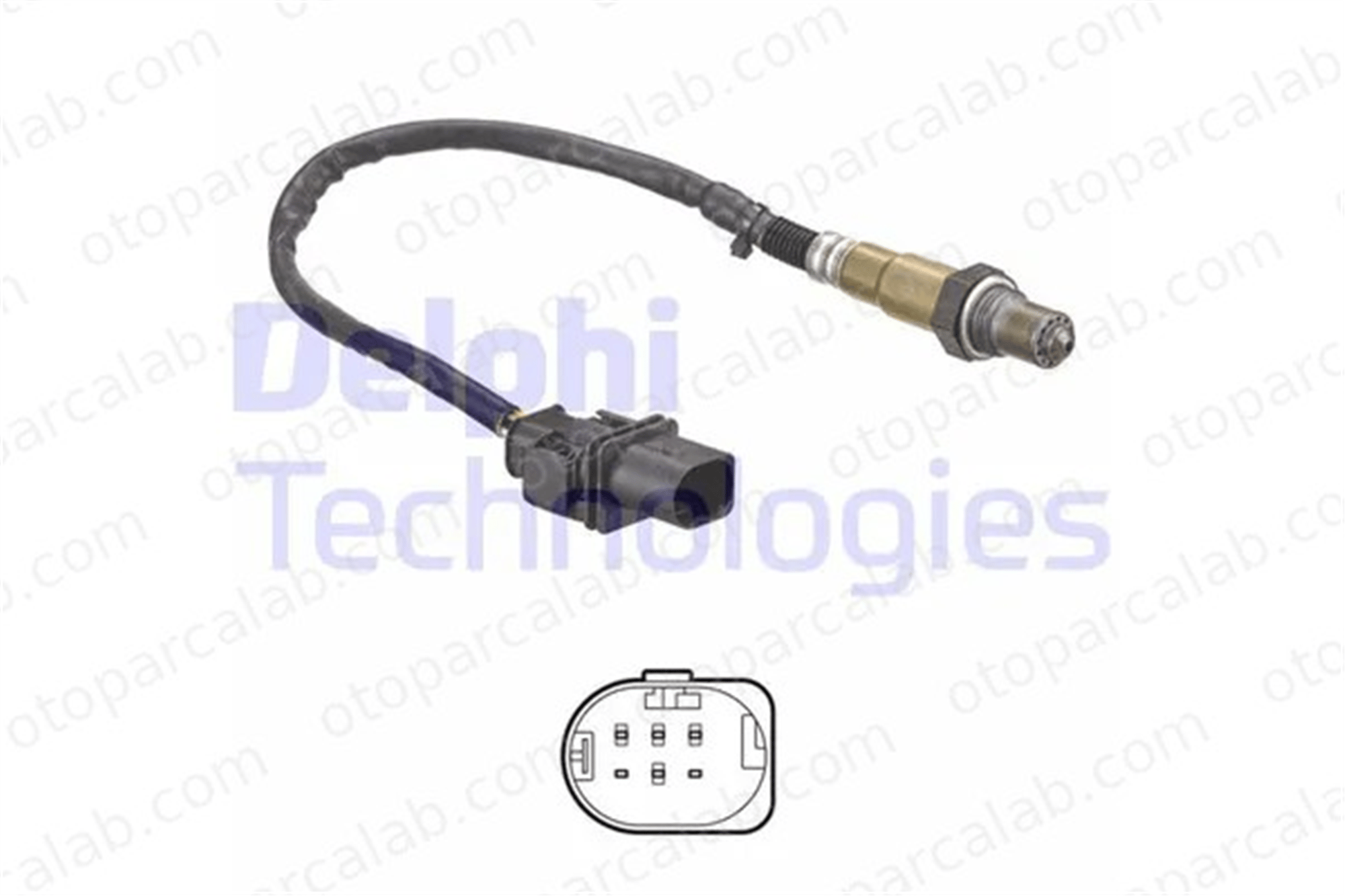 DELPHI ES21299-12B1 Oksijen (Lambda) Sensörü HYUNDAI SANTA FÉ III SANTA FÉ II ES2129912B1 393502A410