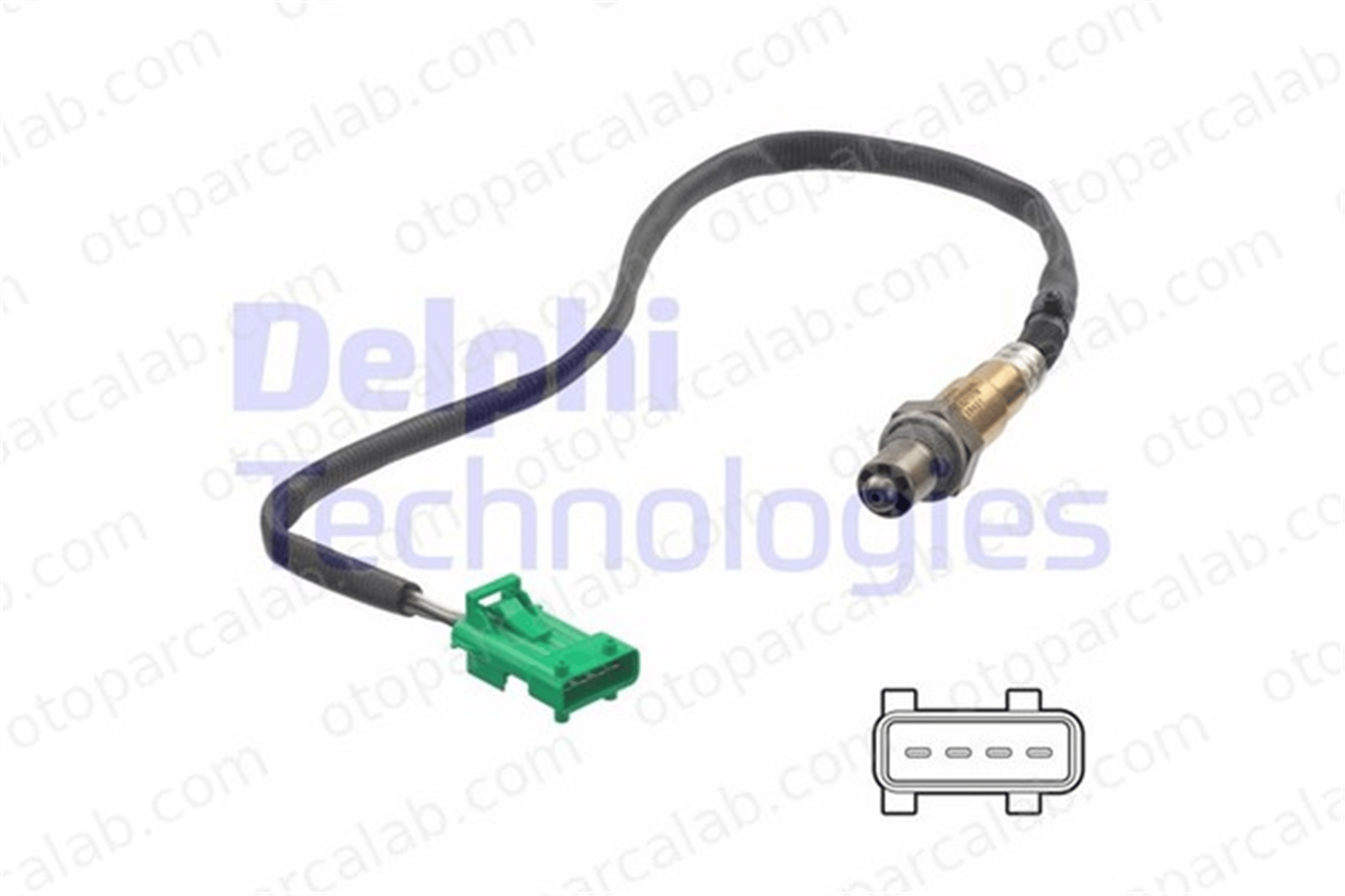 DELPHI ES21316-12B1 Oksijen (Lambda) Sensörü PEUGEOT 308 II 5008 1609345380 9665414080
