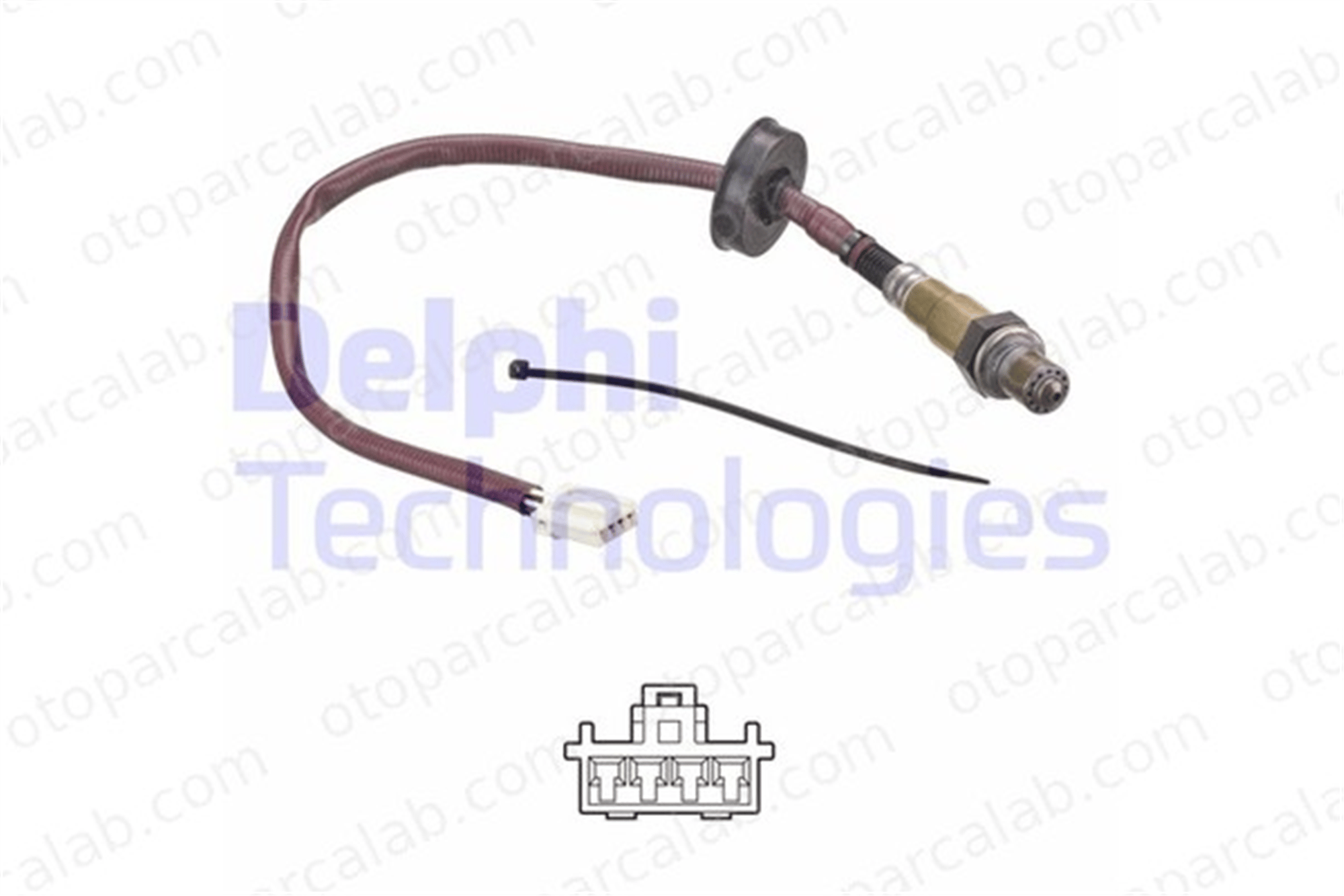 DELPHI ES21319-12B1 Oksijen (Lambda) Sensörü SMART FORFOUR MITSUBISHI COLT VI 1355420118 A1355420118