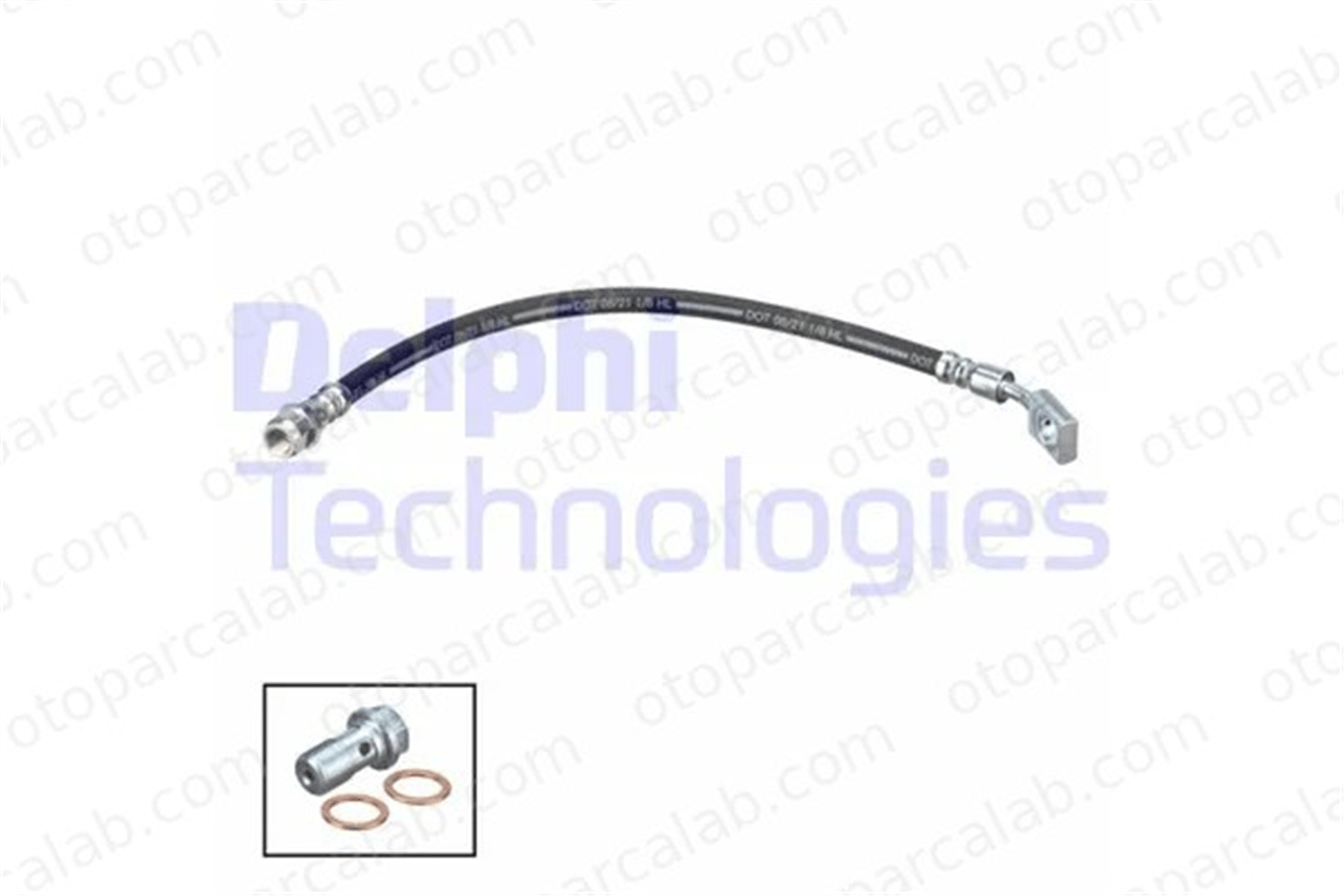 DELPHI LH7702 Fren Hortumu Arka Sağ veya Sol MERCEDES-BENZ GLC GLC Coupe A0004207005 4207005