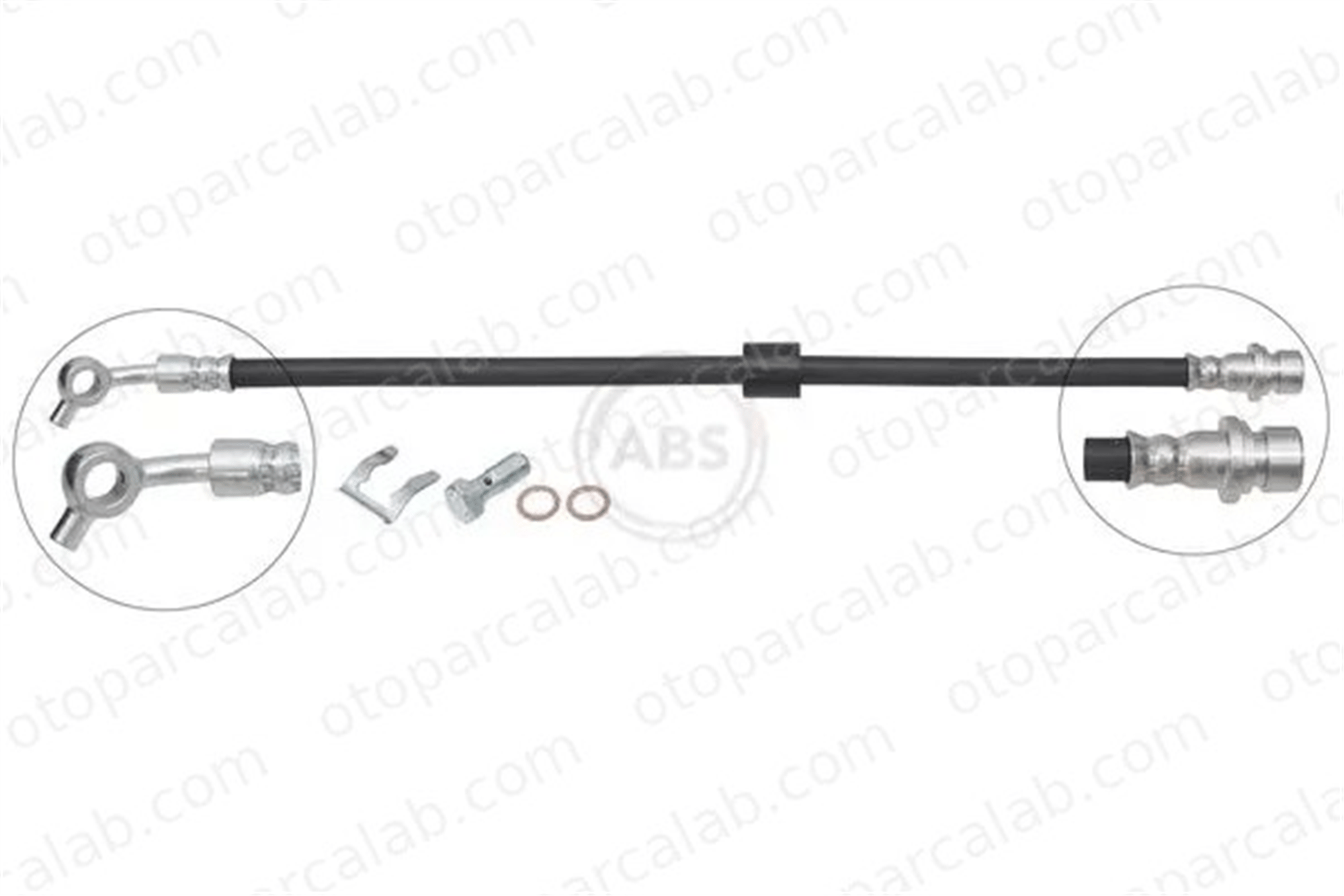 DELPHI LH7956 Fren Hortumu Ön Sağ veya Sol JAGUAR XE XF SPORTBRAKE T2H17788 T2H19111