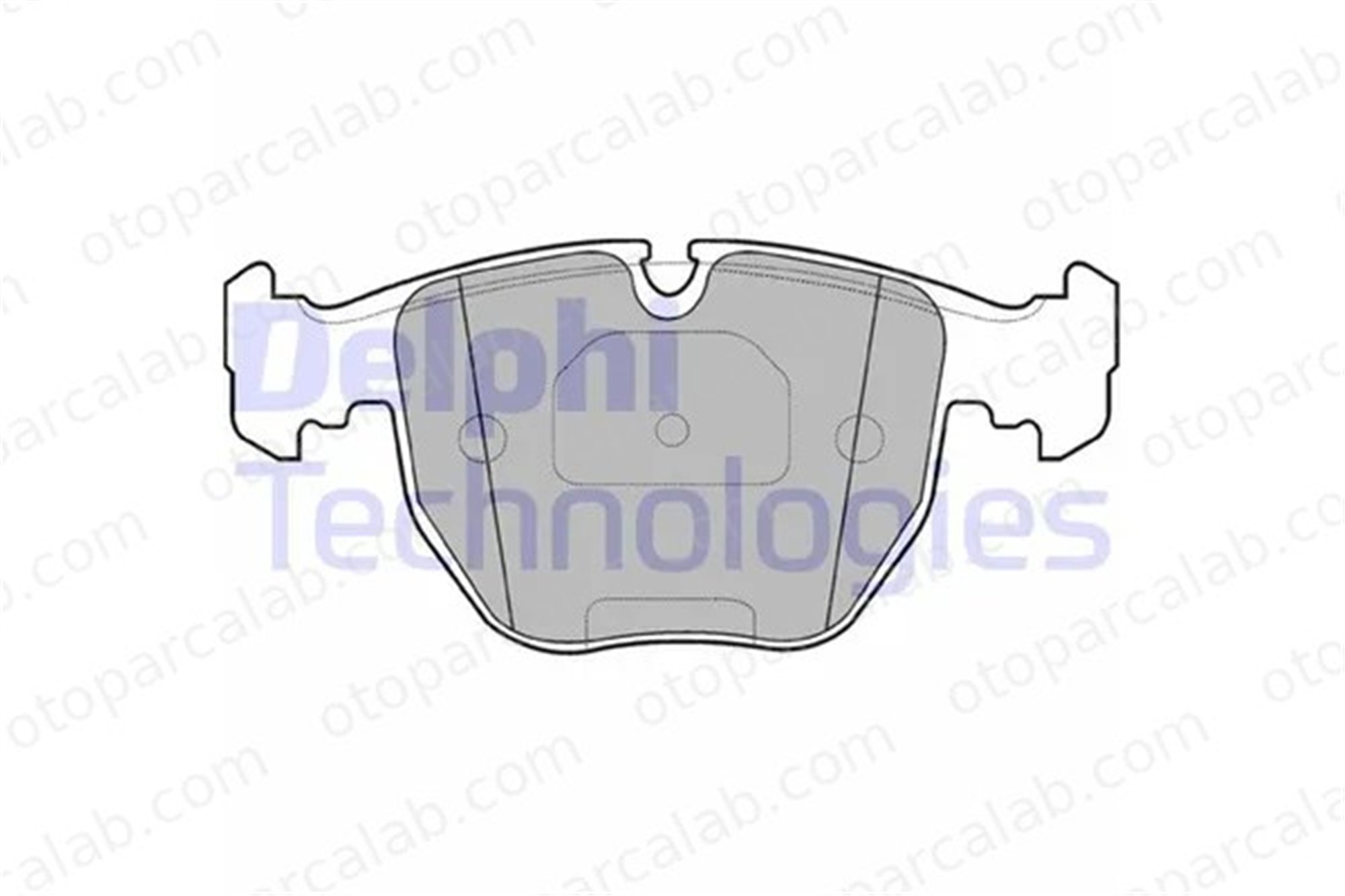 DELPHI LP1003 Fren Disk Balata Ön BMW 5 5 Touring 34116761252 34111163307